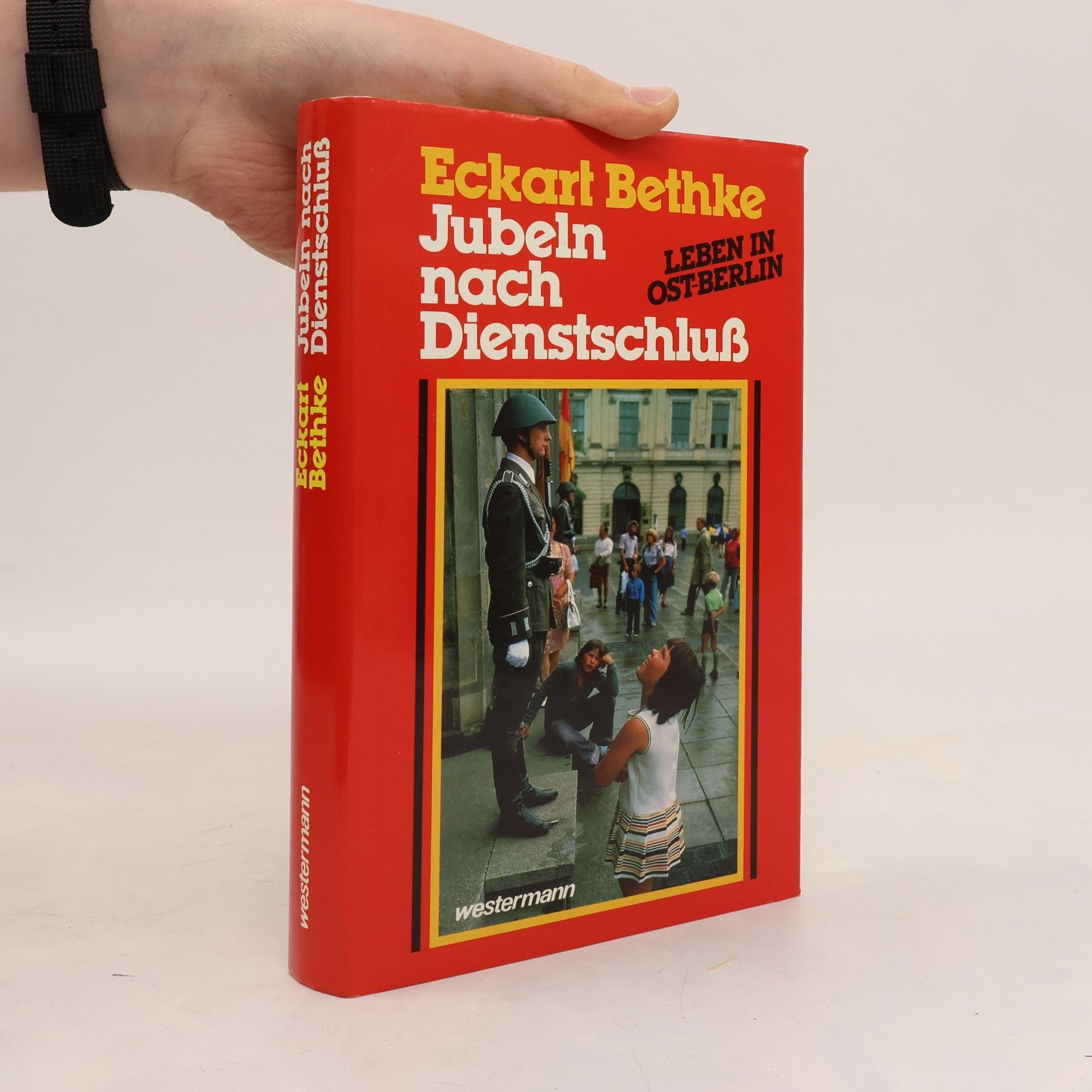 Eckart Bethke Jubeln nach Dienstschluss
