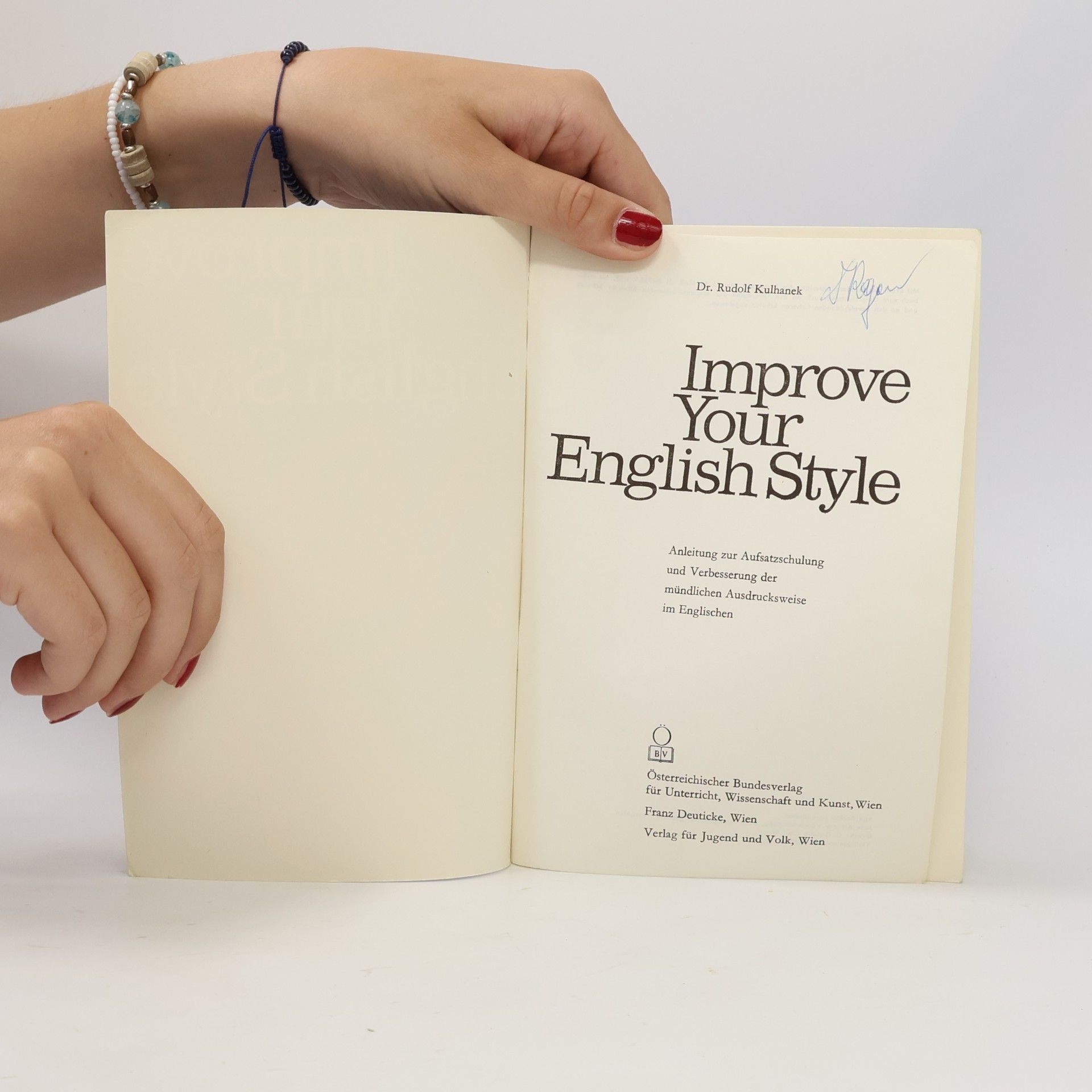 Rudolf Kulhanek Improve Your English Style