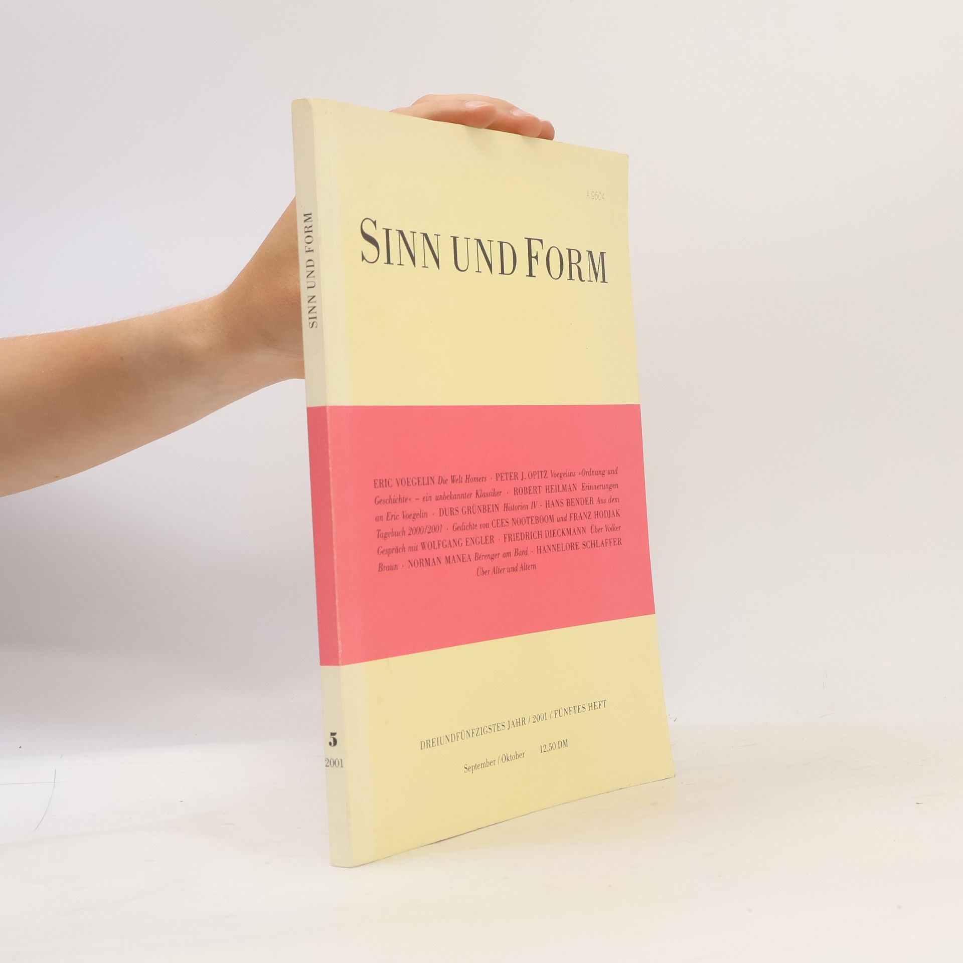 Auteurscollectief Sinn und Form 3/2003