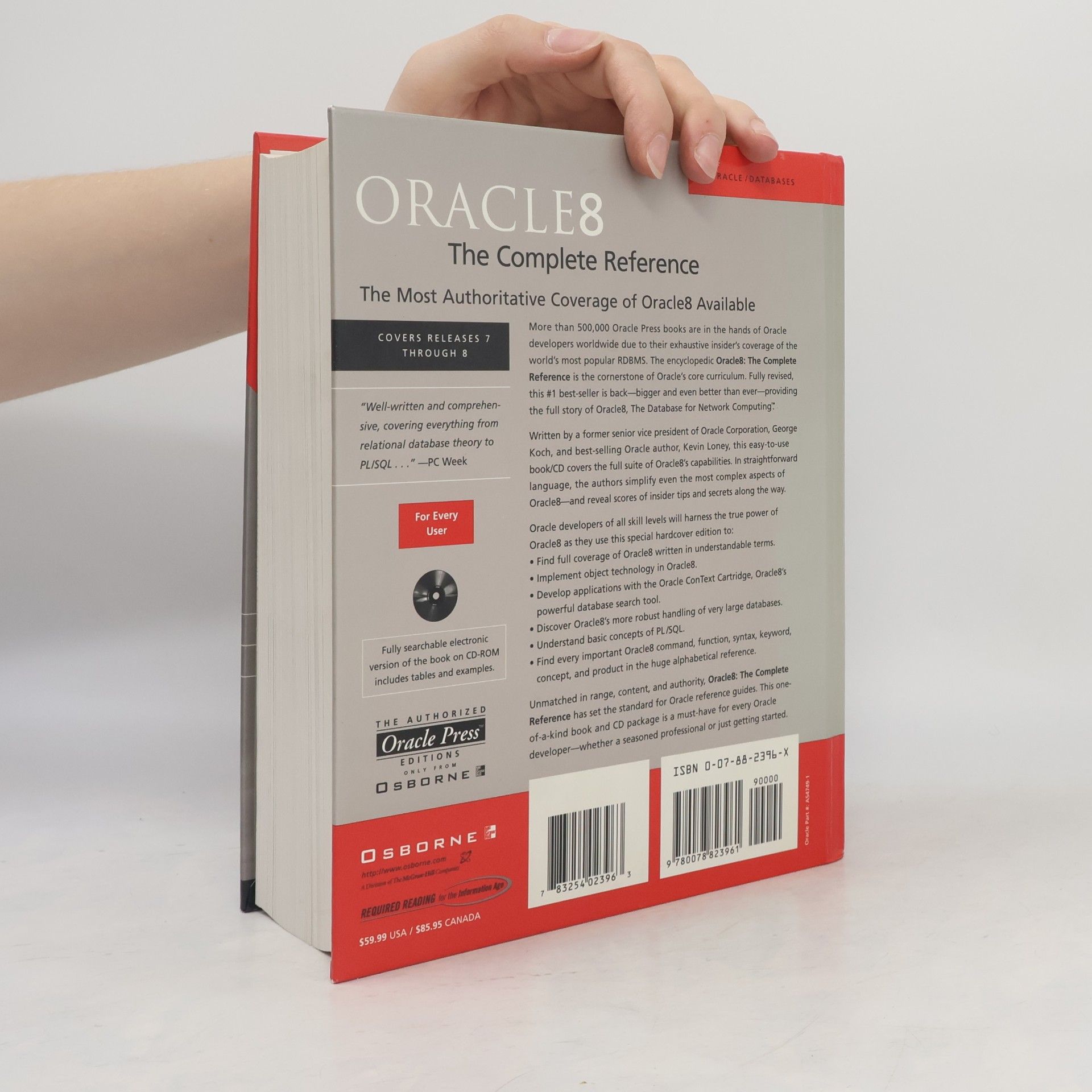 George S. Koch Oracle Press: Oracle8
