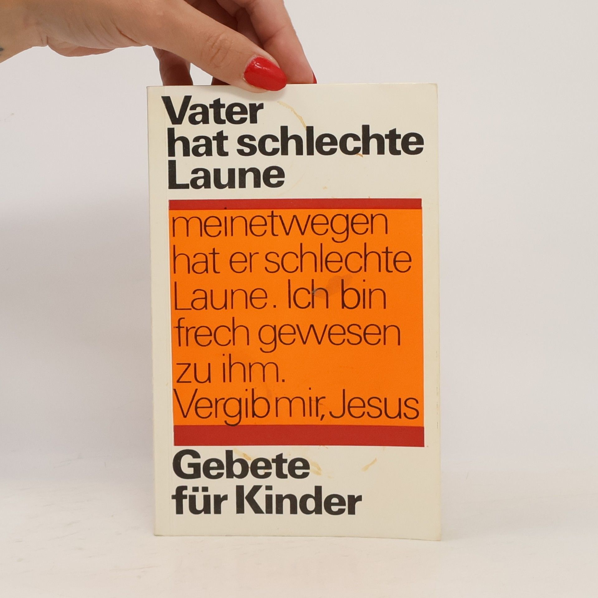 Dietrich Mendt Vater hat schlechte Laune