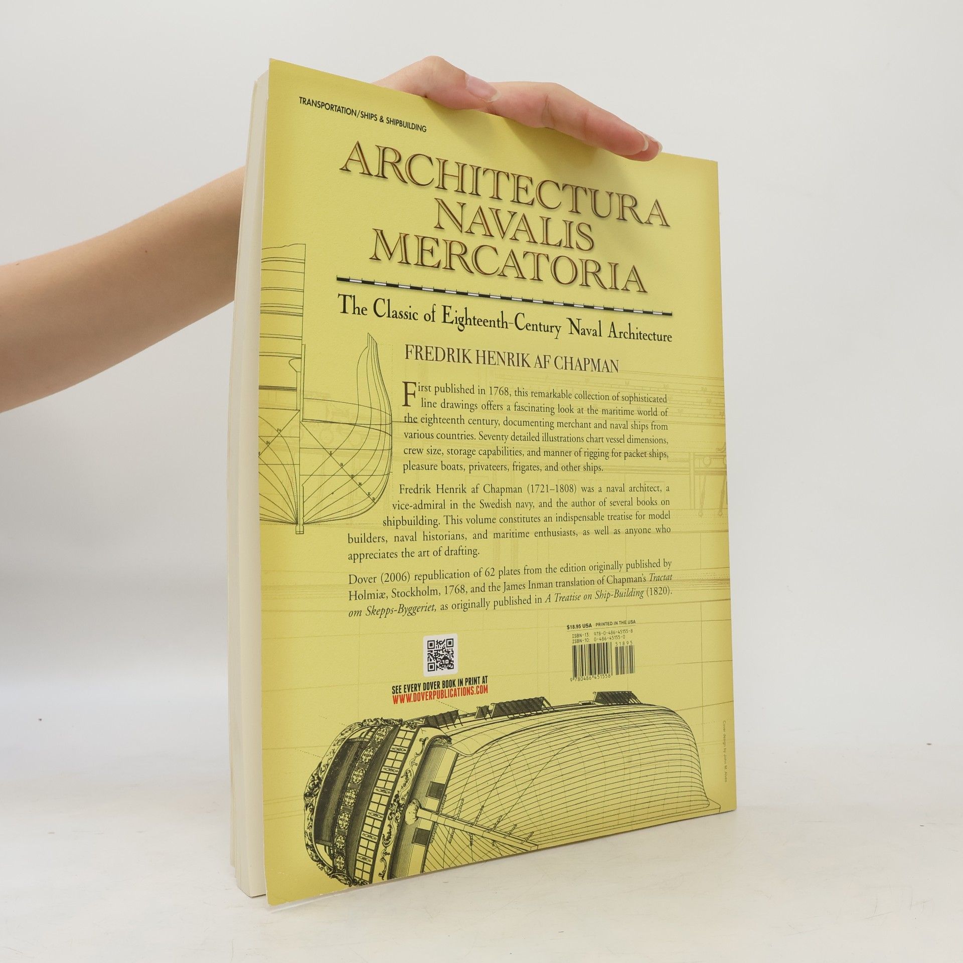 Fredrik Henrik af Chapman Architectura Navalis Mercatoria