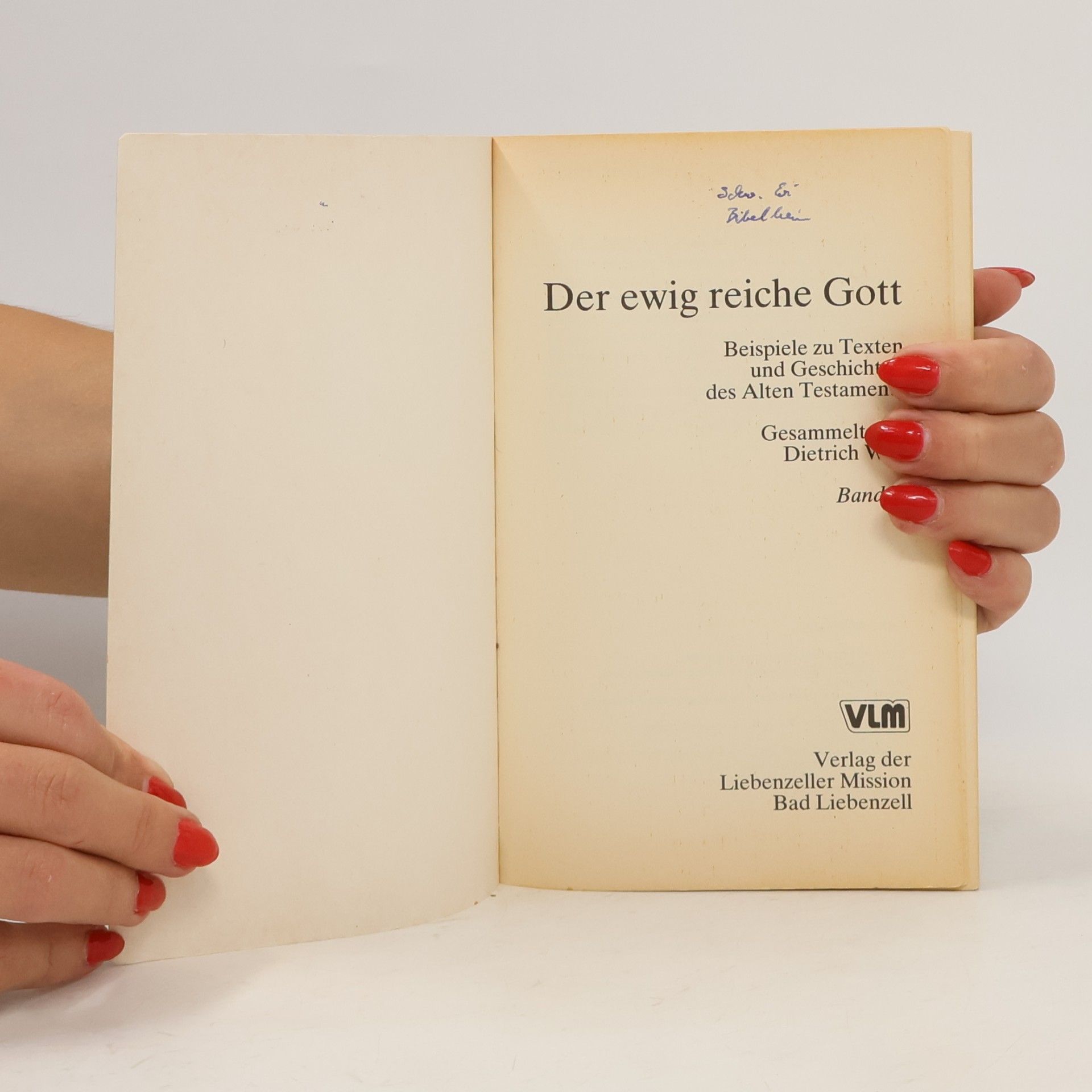 Dietrich Witt Der ewig reiche Gott