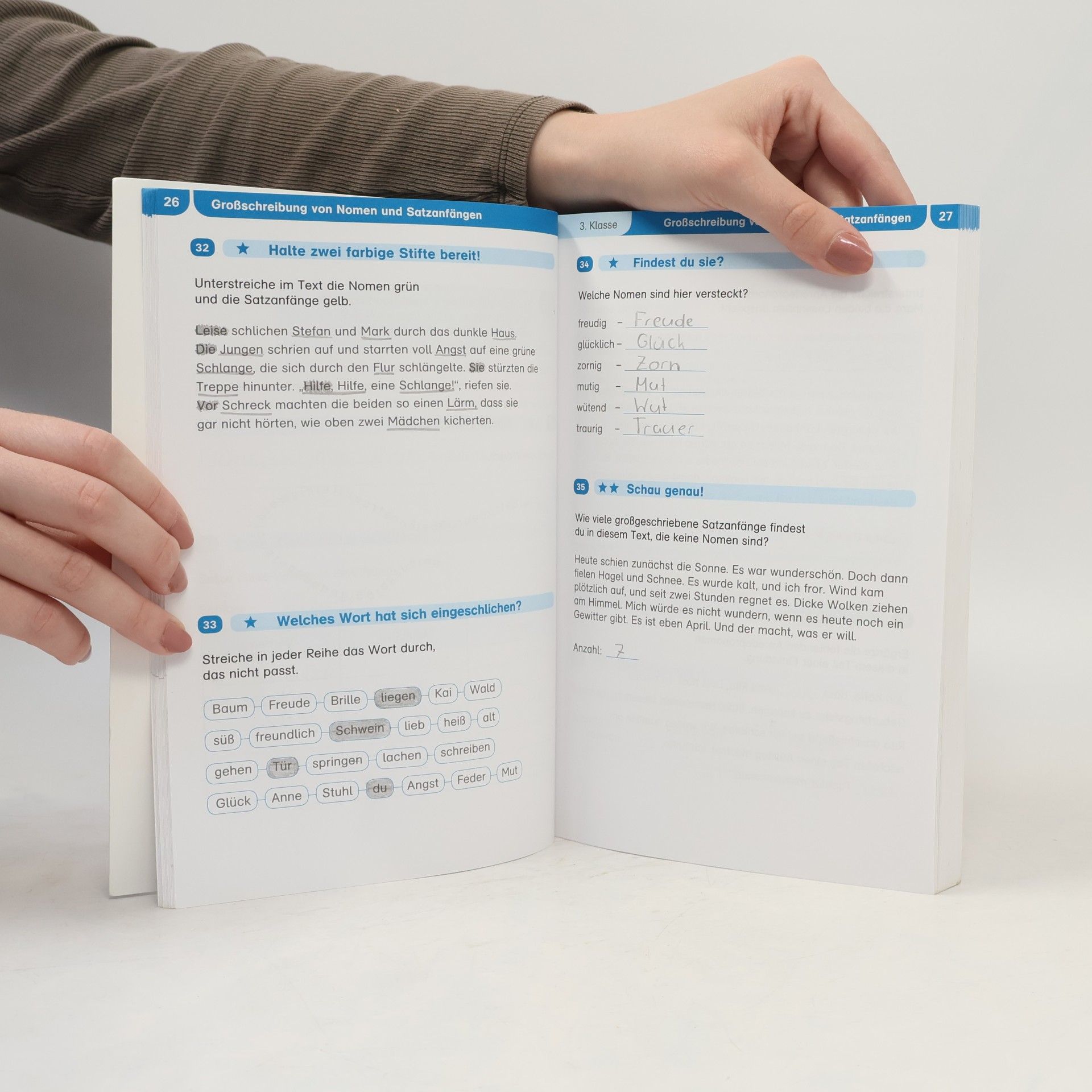 Autorenkollektiv Kurztests Deutsch die wirklich helfen, 3./4. Klasse