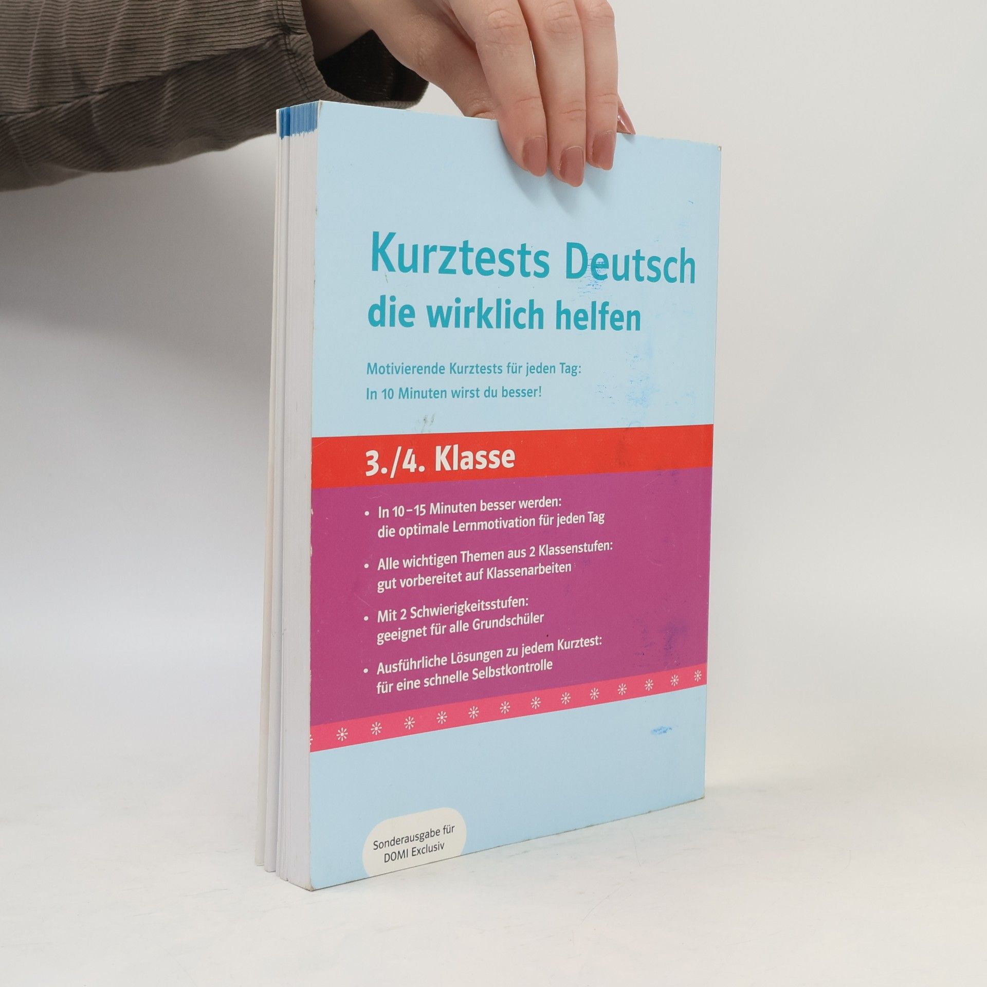 Autorenkollektiv Kurztests Deutsch die wirklich helfen, 3./4. Klasse