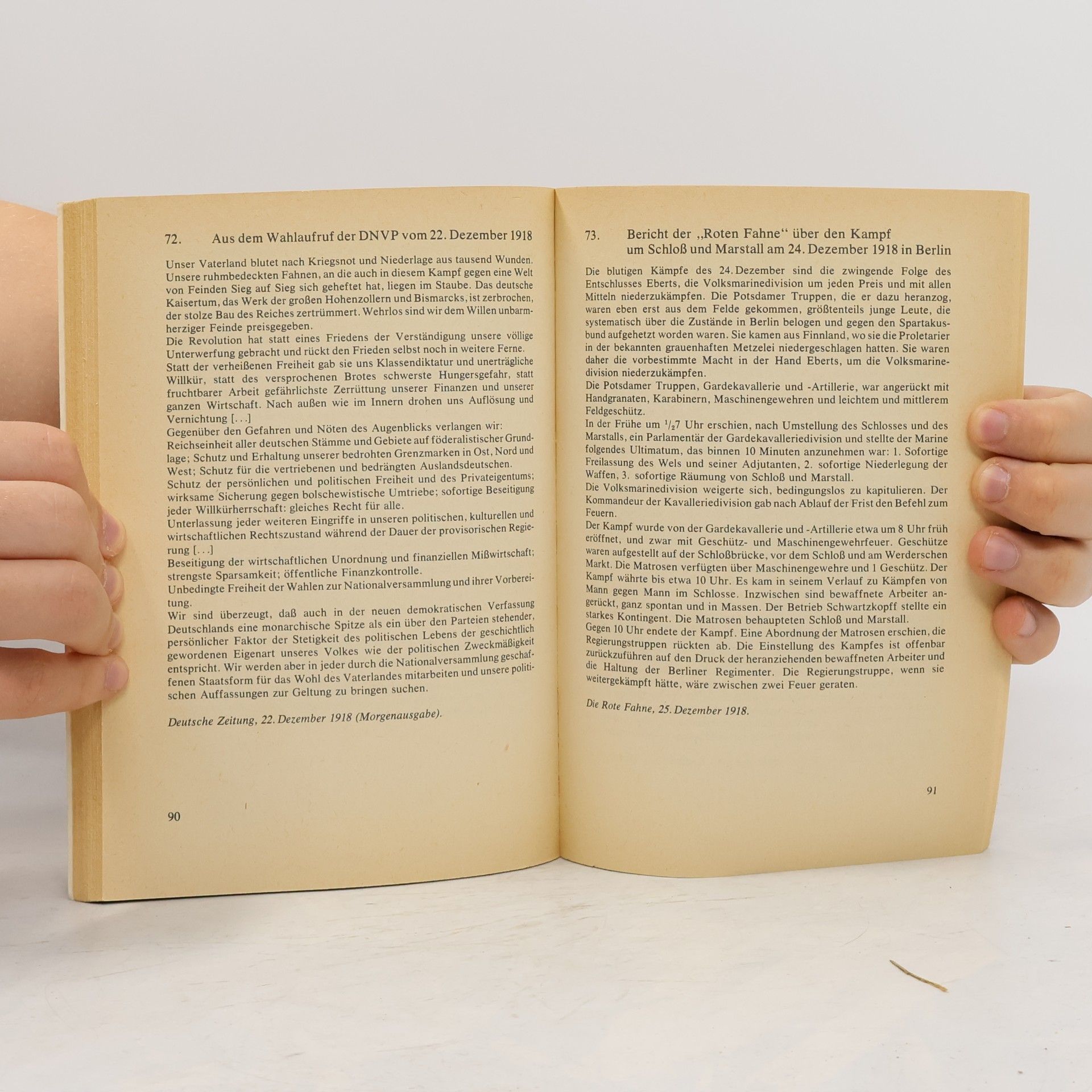Autorenkollektiv Dokumente zur deutschen Geschichte 1917-1919