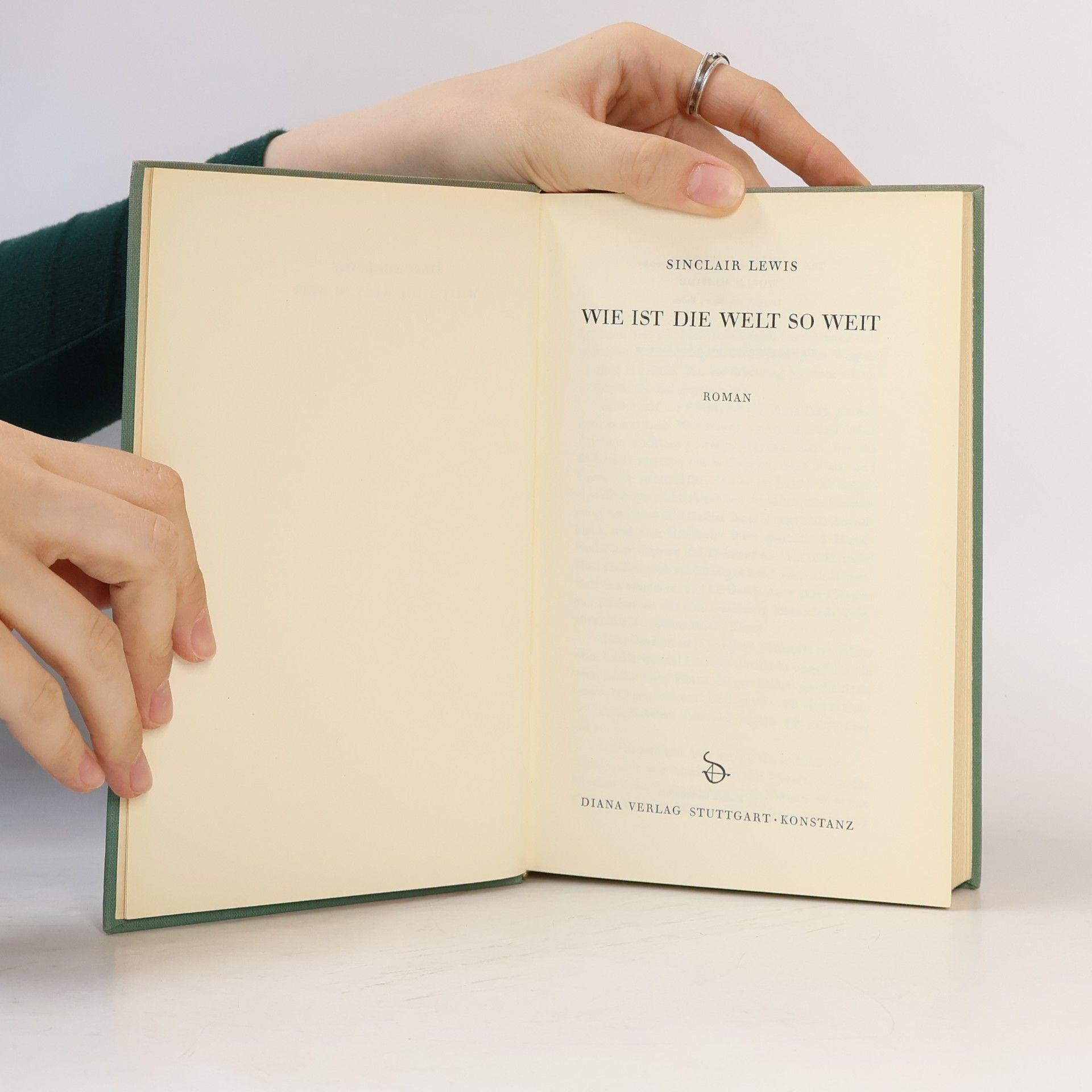 Sinclair Lewis Wie ist die Welt do Weit
