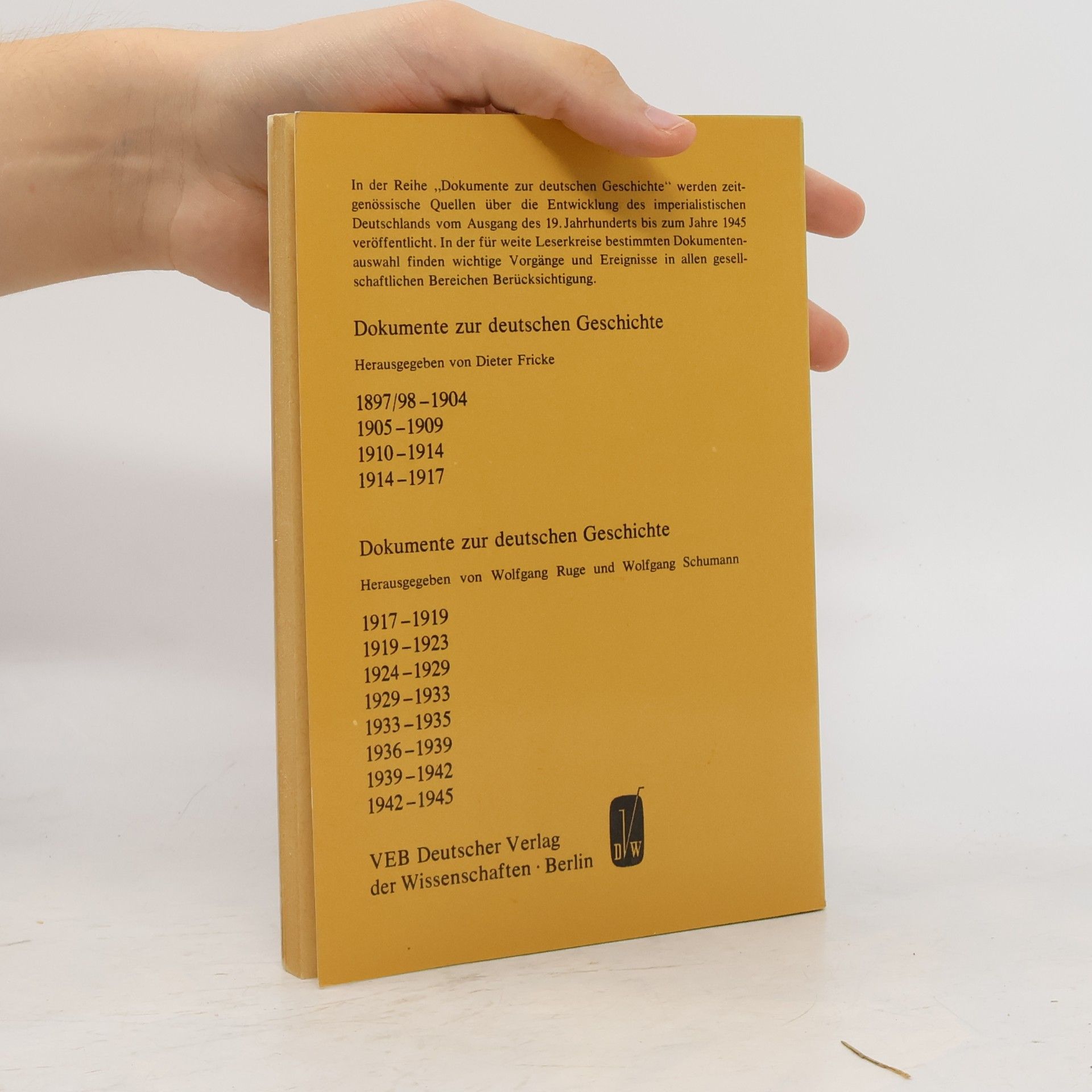 Autorenkollektiv Dokumente zur deutschen Geschichte 1924-1929
