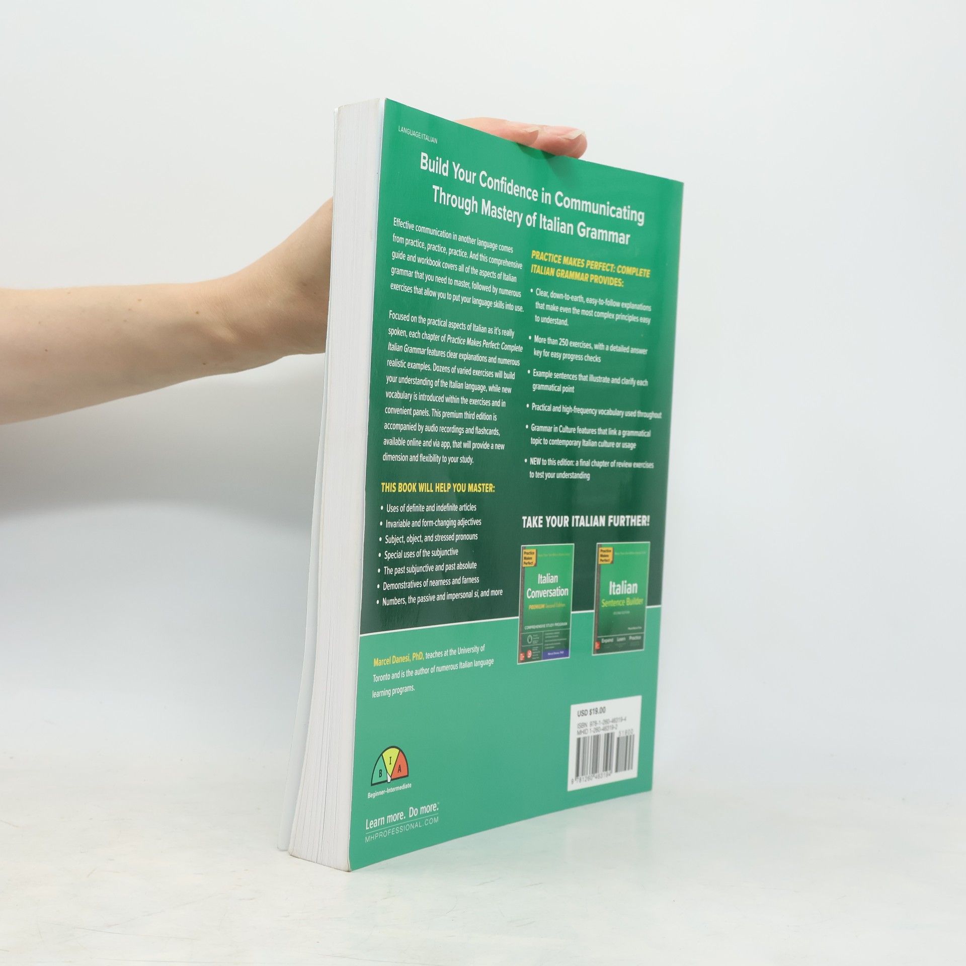 Marcel Danesi Practice Makes Perfect: Complete Italian Grammar, Premium Third Edition