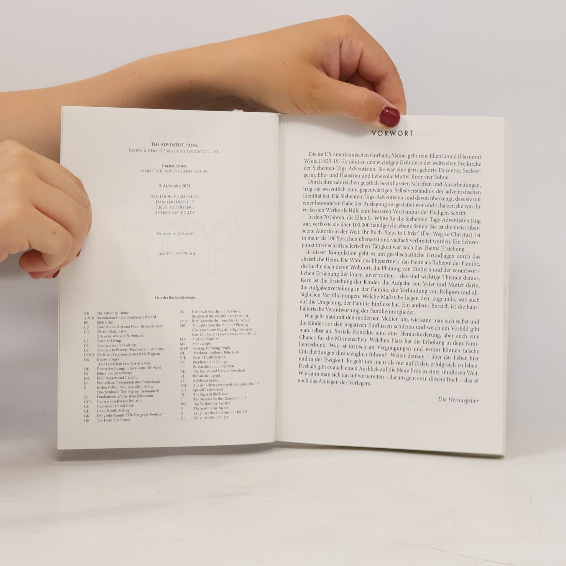 Ellen Gould White Ein glückliches Heim