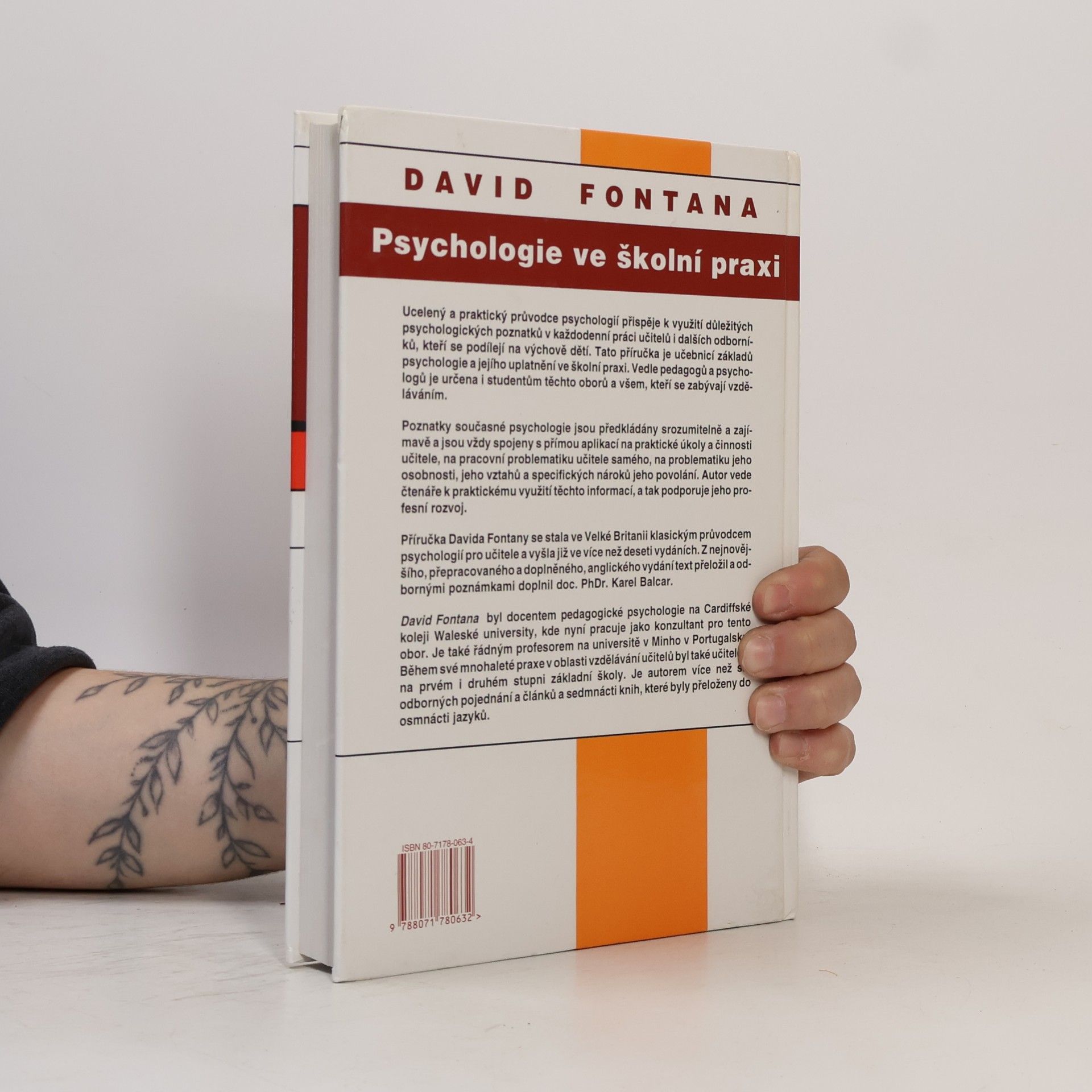 David Fontana Psychologie ve školní praxi