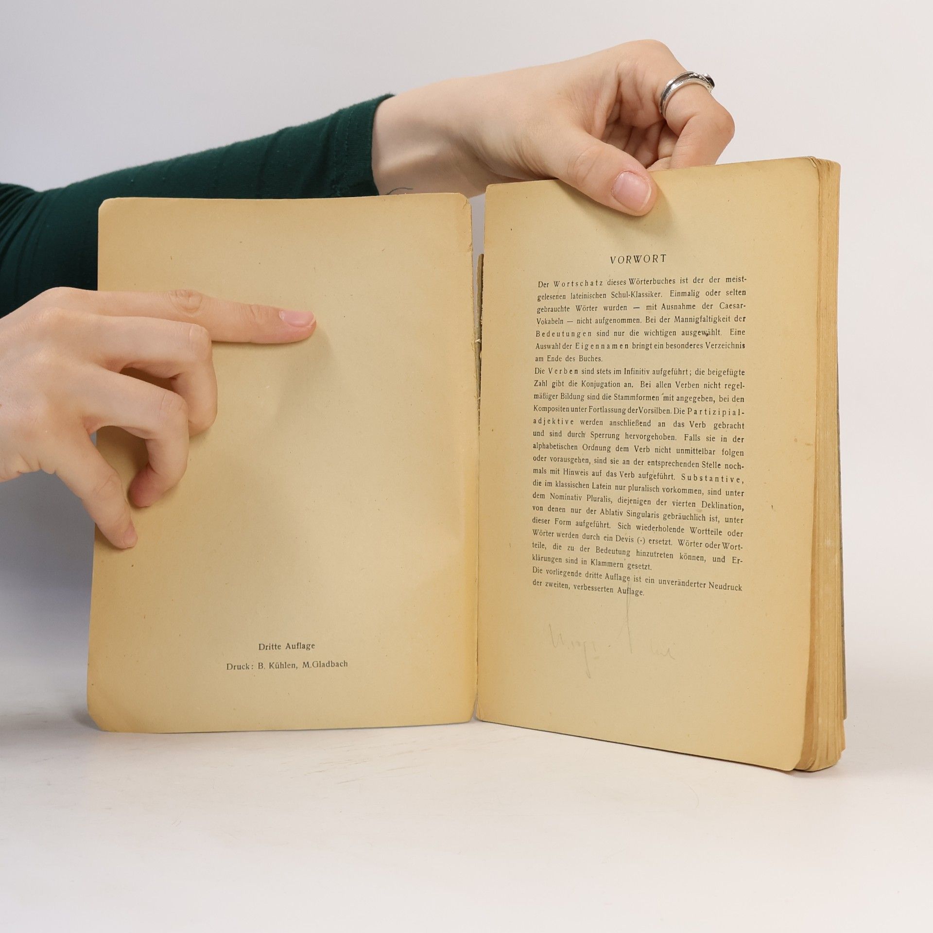 Heinrich Schmelzer Lateinisch-deutsches Wörterbuch