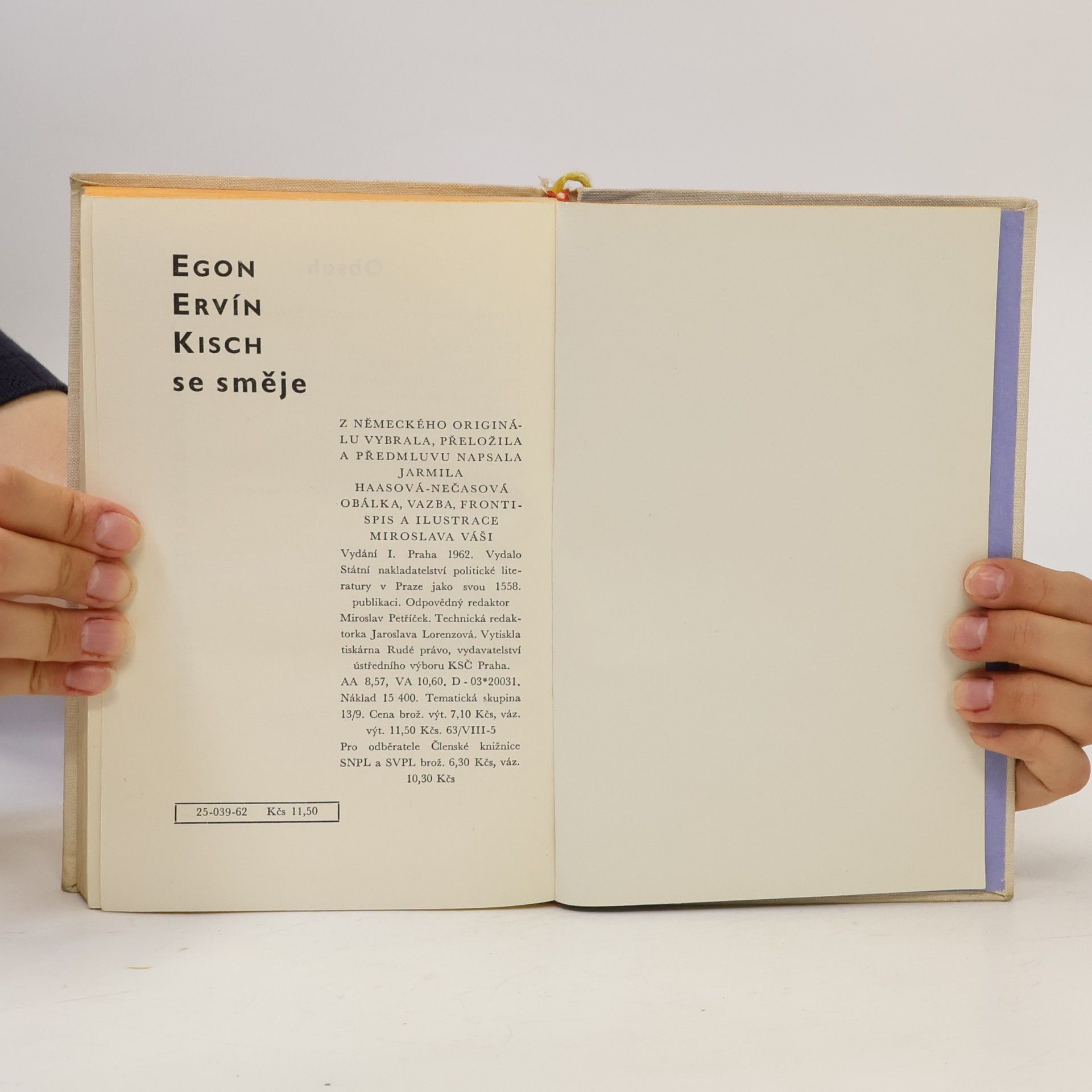Egon Erwin Kisch Egon Ervín Kisch se směje