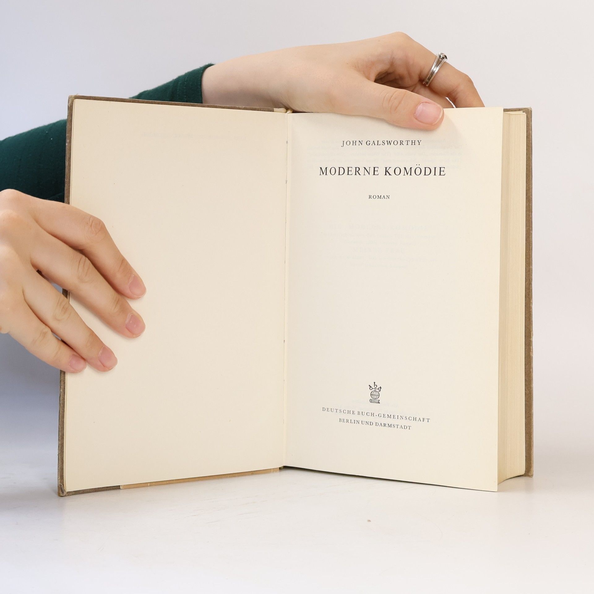 John Galsworthy Moderne Komödie