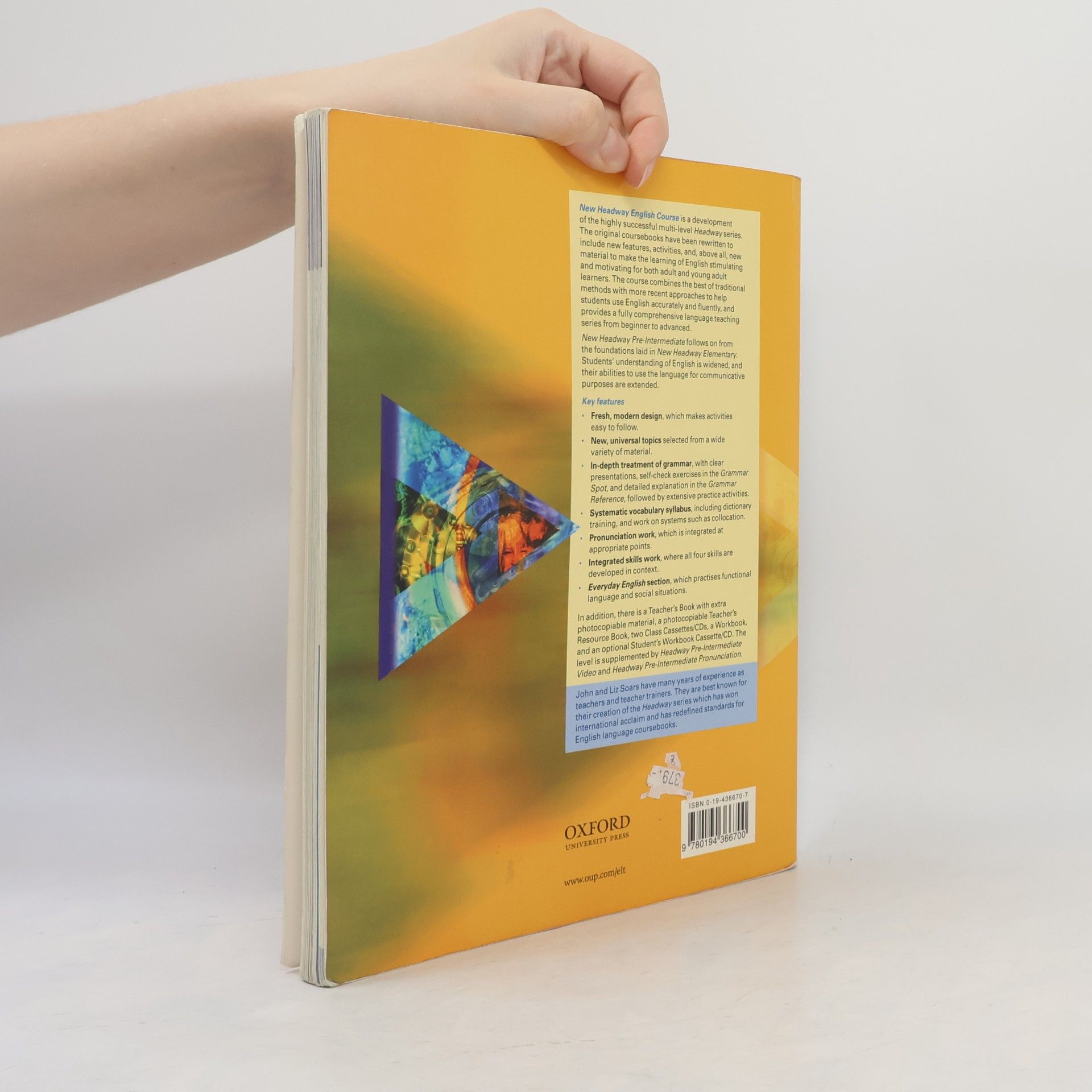 Liz Soars Headway English Course Pre-Intermediate. Student´s book