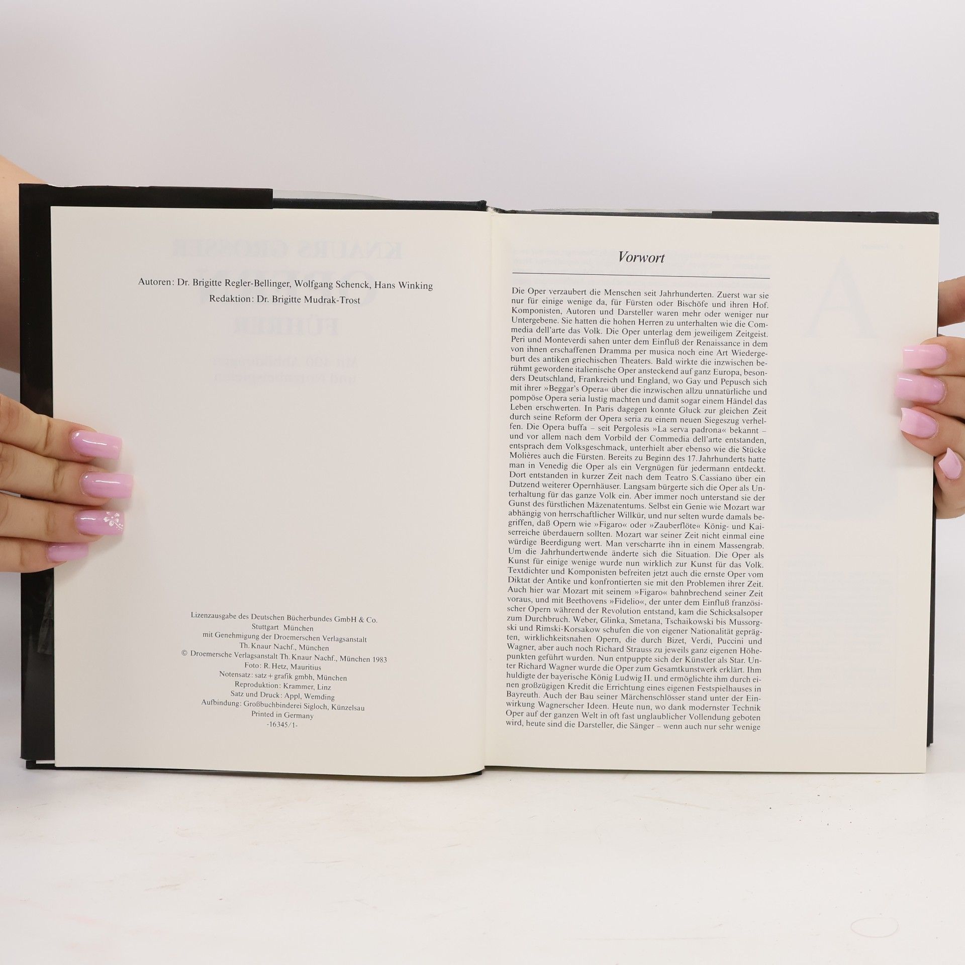 Various authors Knaurs Grosser Opern Führer