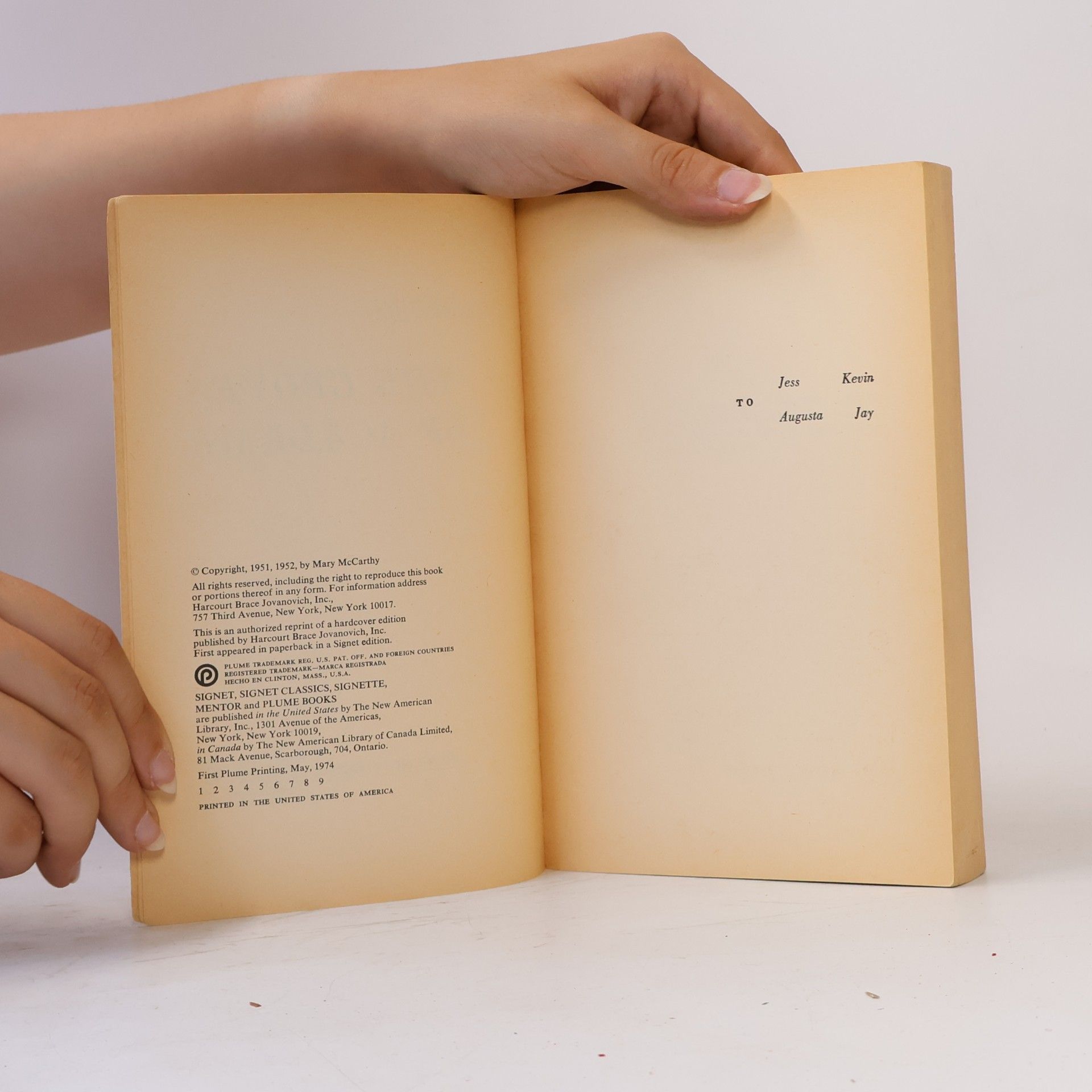 Mary McCarthy The Groves of Academe