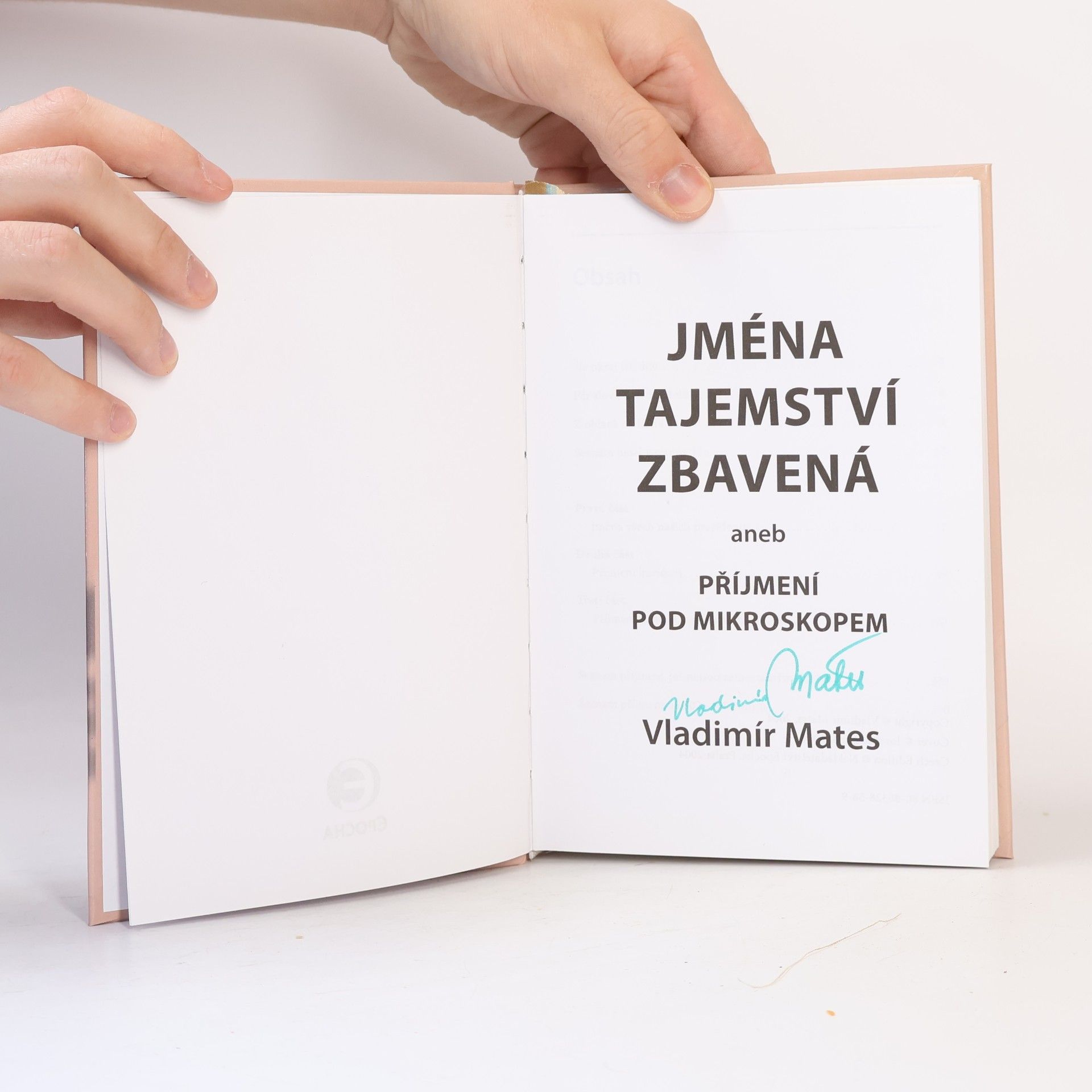 Vladimír Mates Jména tajemství zbavená aneb Příjmení pod mikroskopem