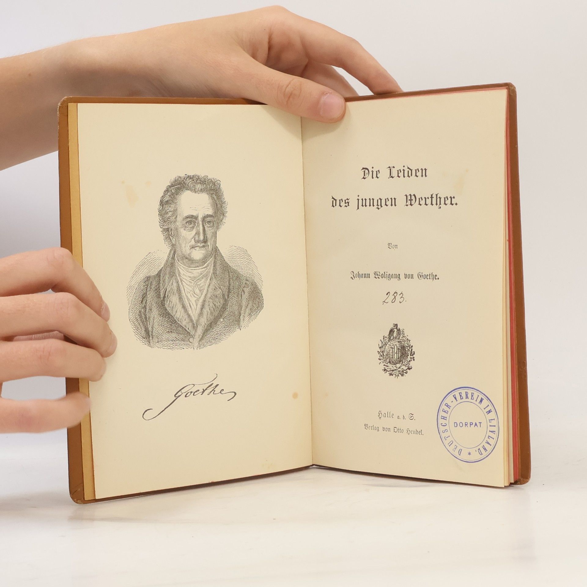 Johann Wolfgang von Goethe Die Leiden des jungen Werther