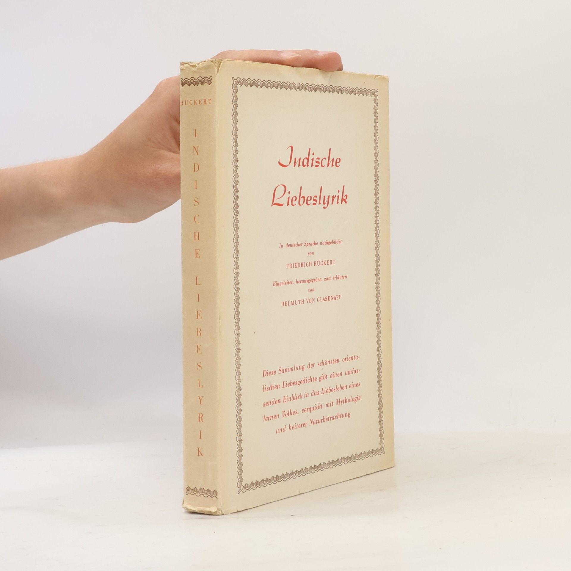 Friedrich Rückert Indische Liebeslyrik