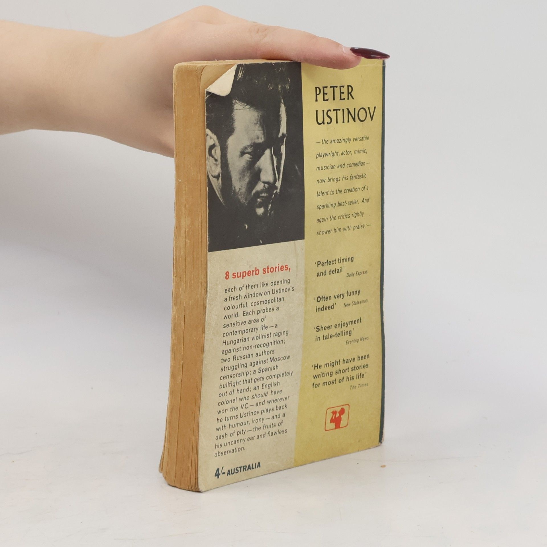 Peter Ustinov Add a dash of pity