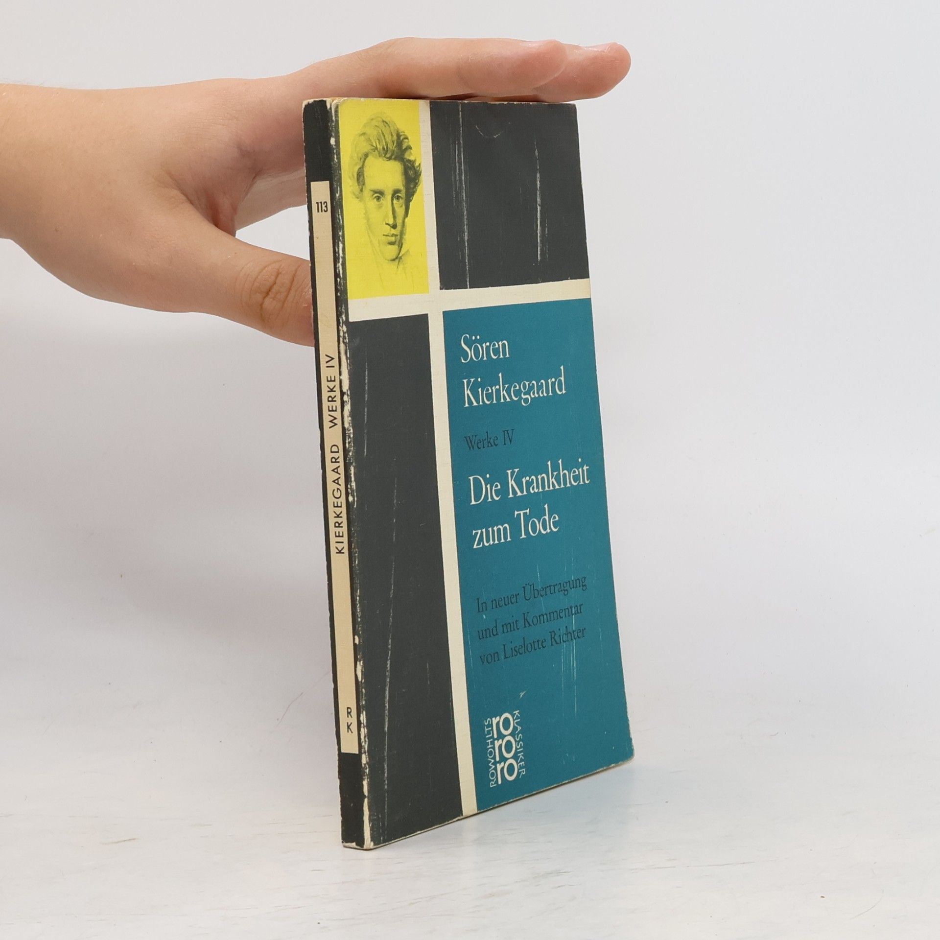 Soren Kierkegaard Werke IV. Die Krankheit zum Tode