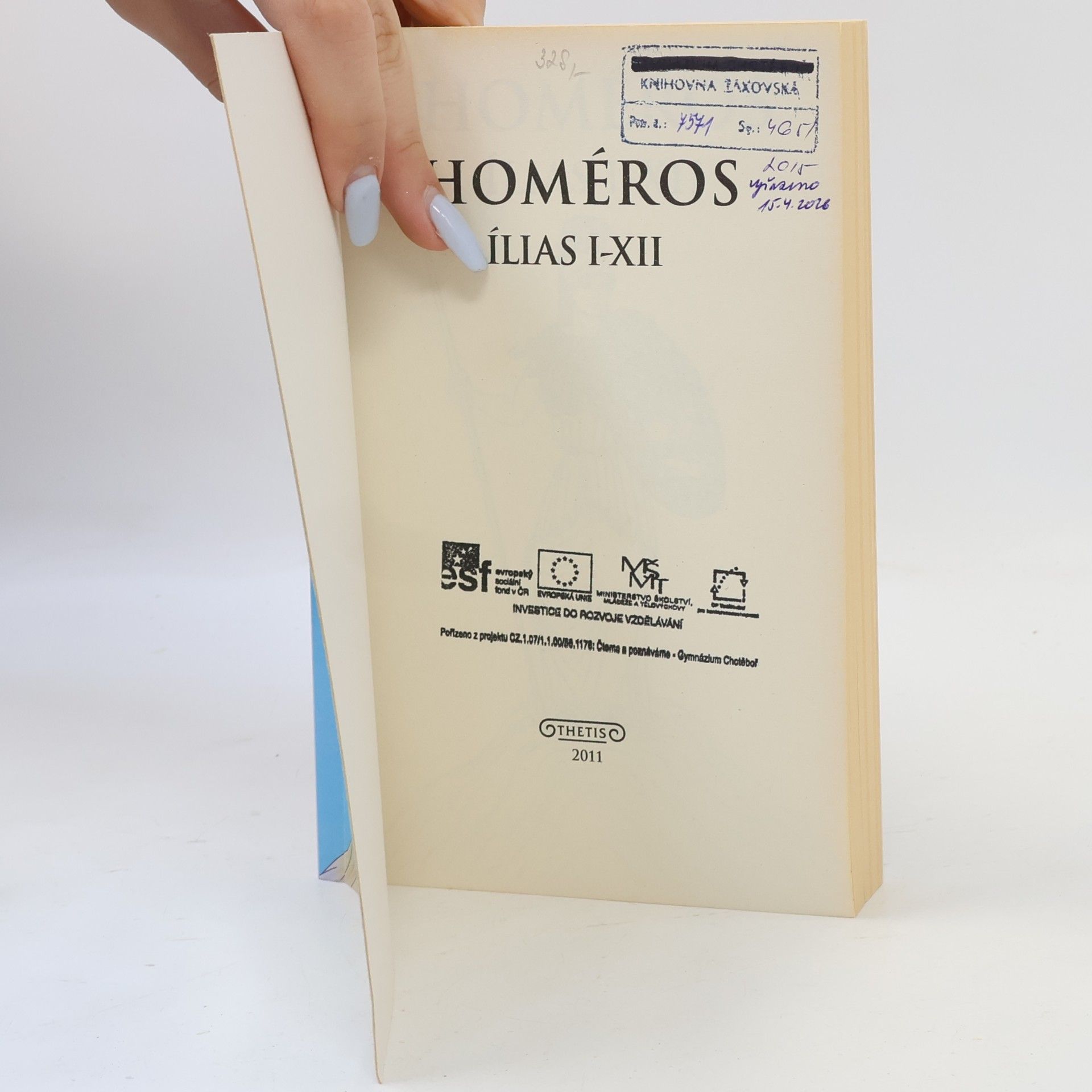 Homér Ílias i-xii