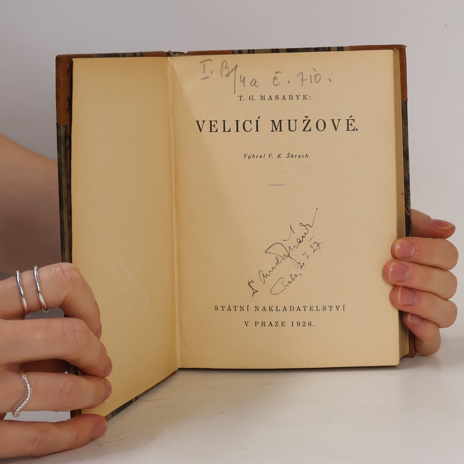Tomáš Garrigue Masaryk Velicí mužové