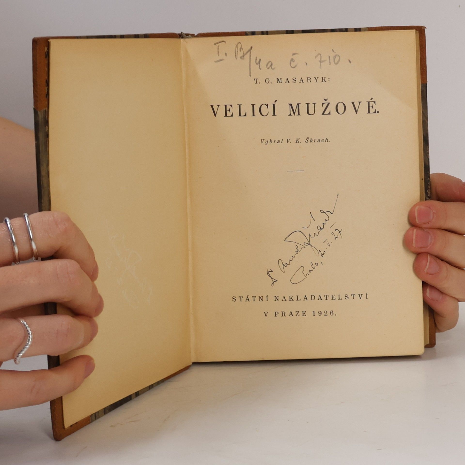 Tomáš Garrigue Masaryk Velicí mužové