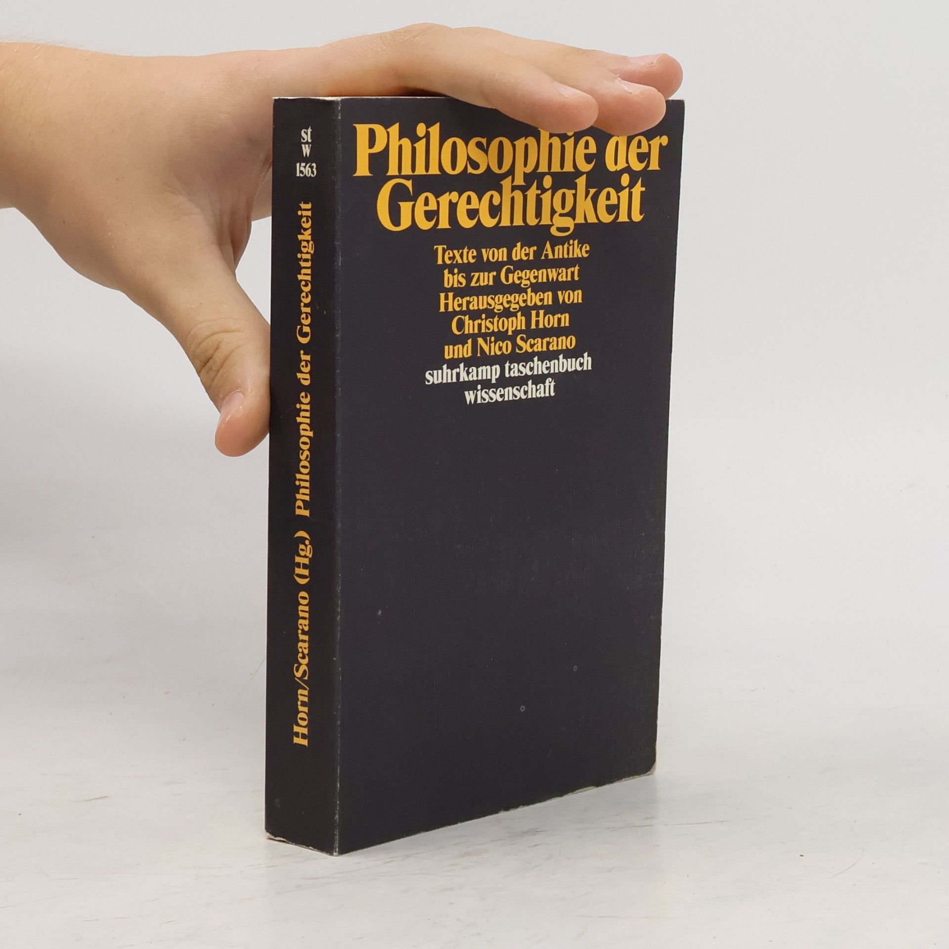 Suhrkamp Taschenbuch Wissenschaft - 1563: Philosophie der Gerechtigkeit