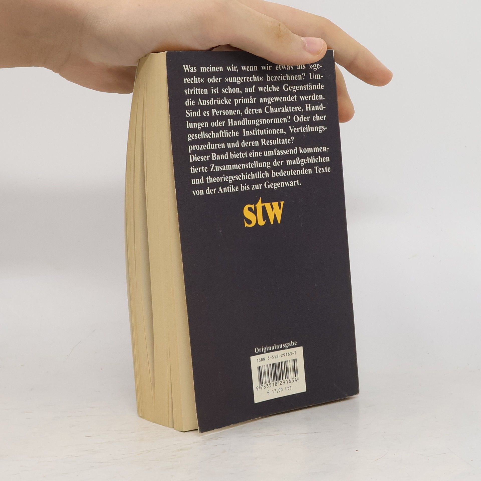 Christoph Horn Suhrkamp Taschenbuch Wissenschaft - 1563: Philosophie der Gerechtigkeit