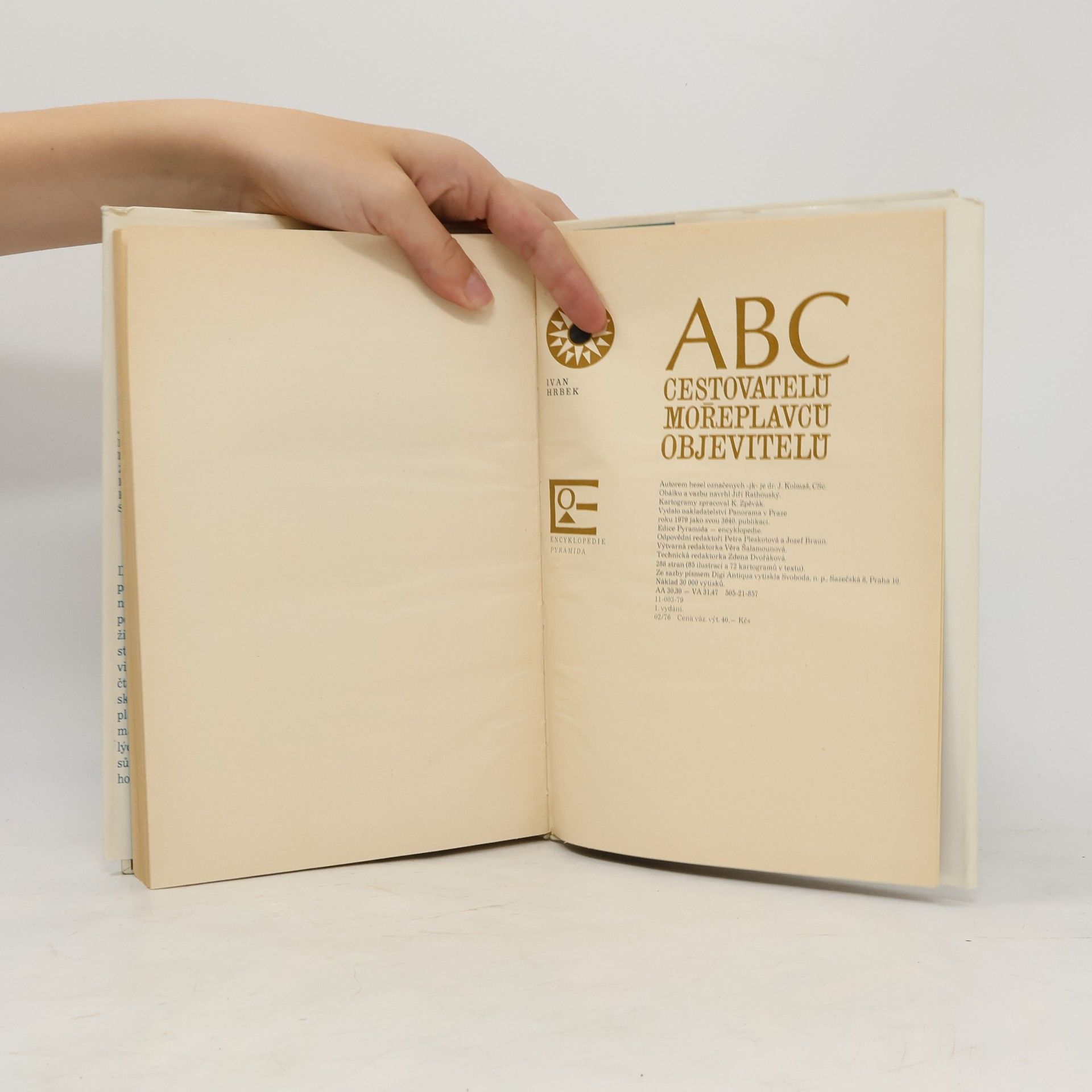 Ivan Hrbek ABC cestovatelů, mořeplavců, objevitelů