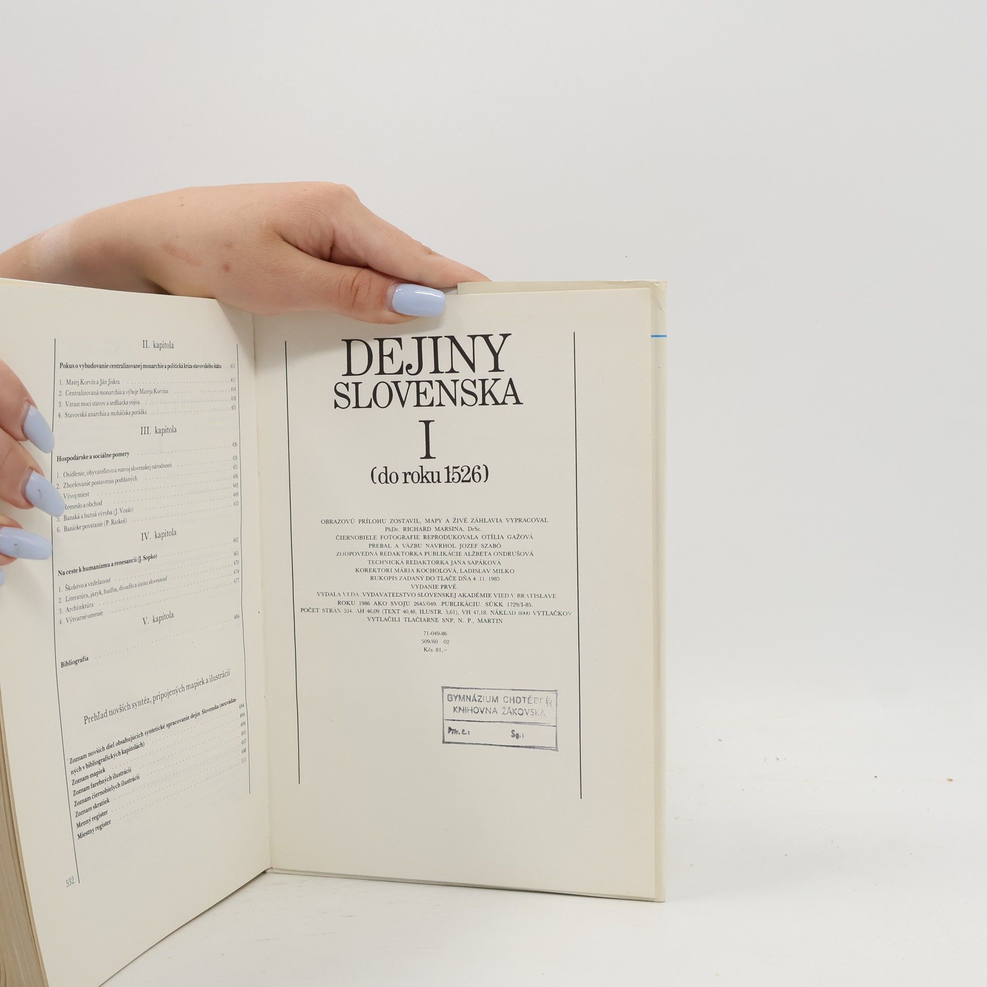 Various authors Dejiny Slovenska I.