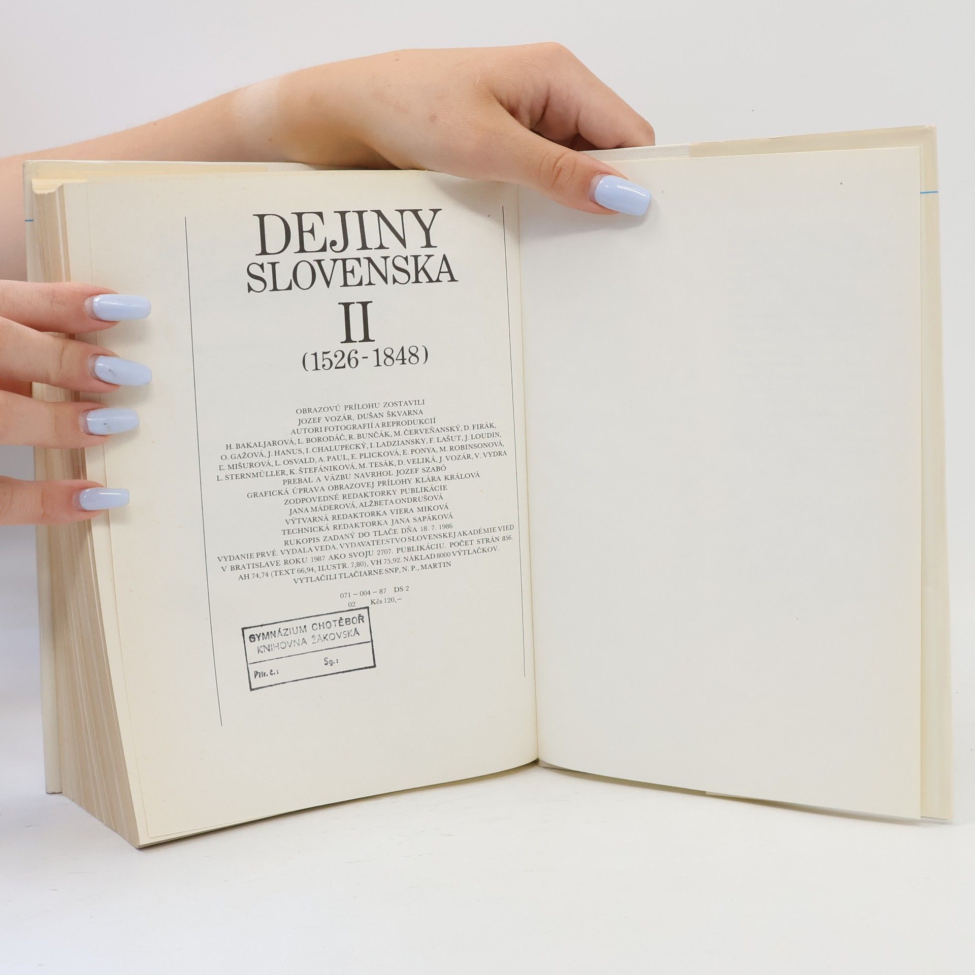 Kolektív autorov Dejiny Slovenska II. 1526-1848
