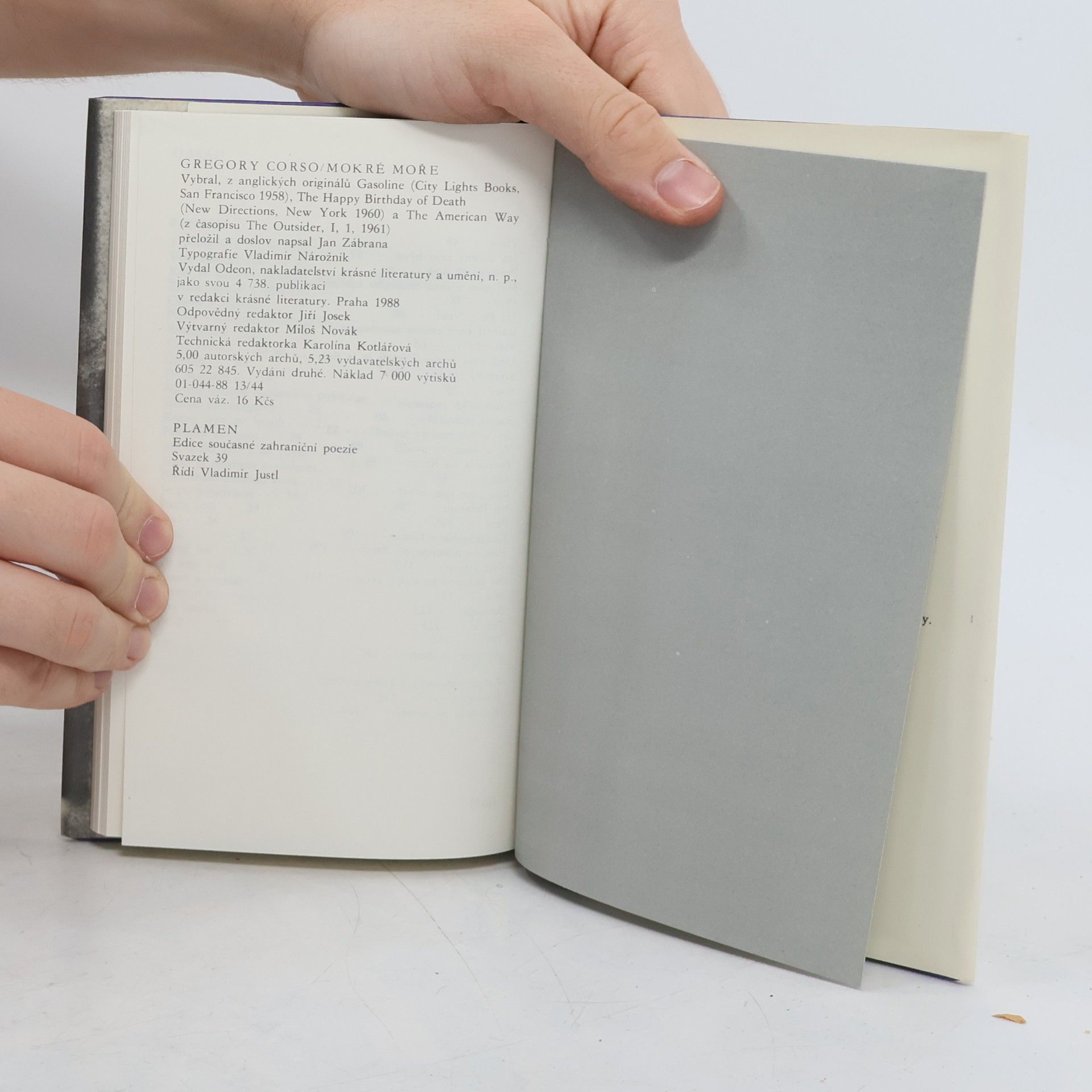 Gregory Corso Mokré moře