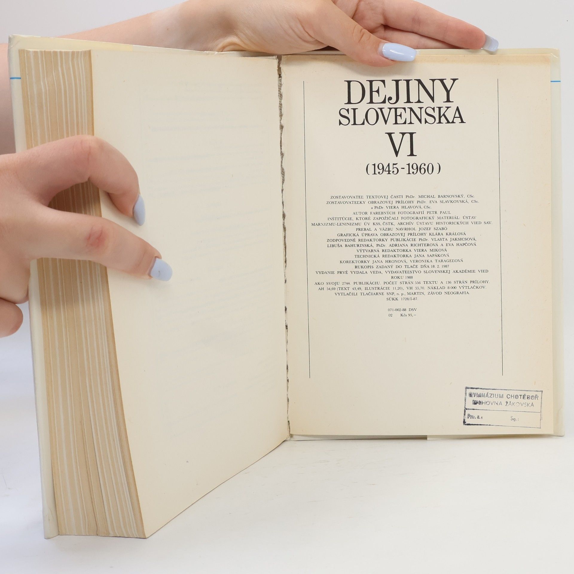Autorenkollektiv Dejiny Slovenska VI. 1945-1960