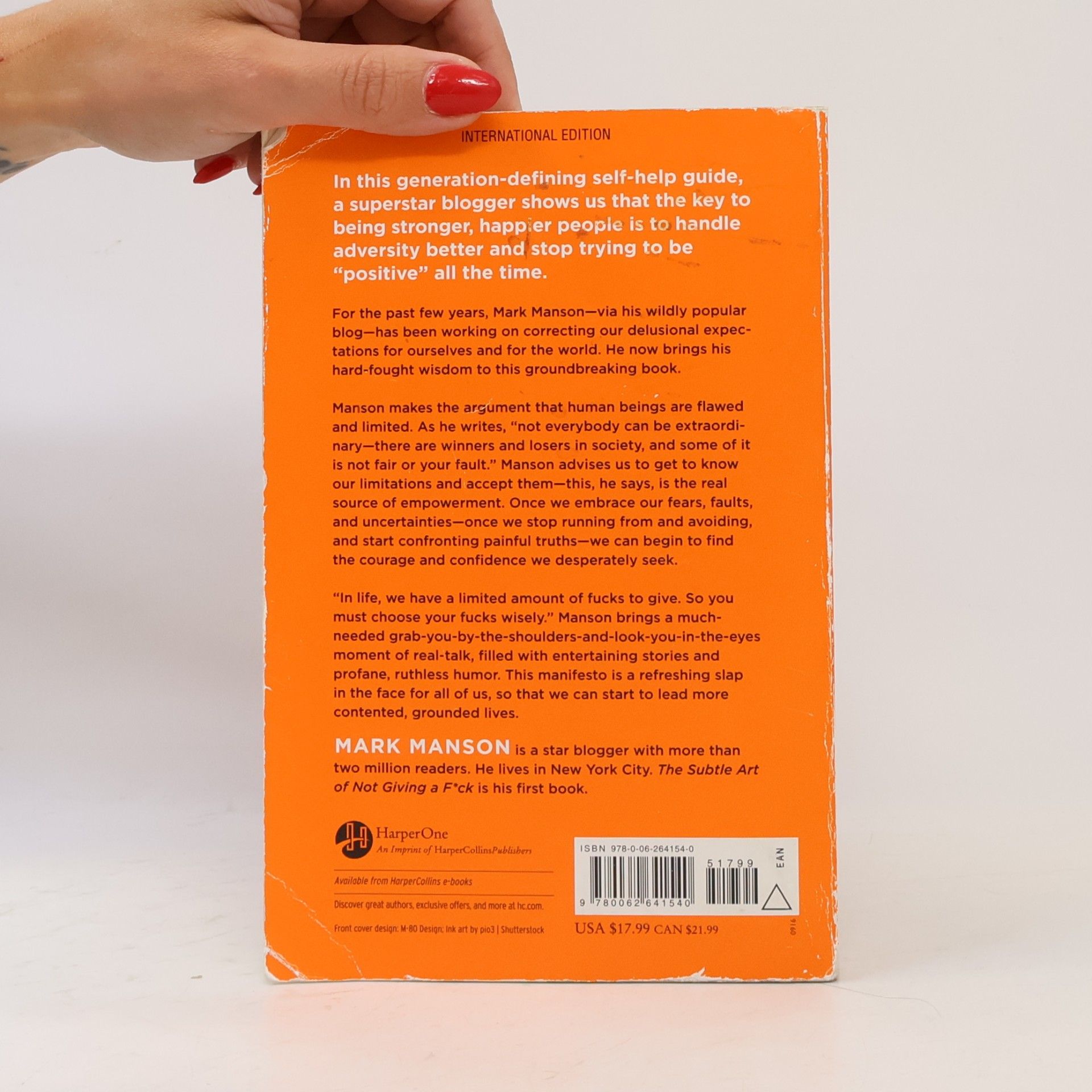 Mark Manson The Subtle Art of Not Giving a Fuck