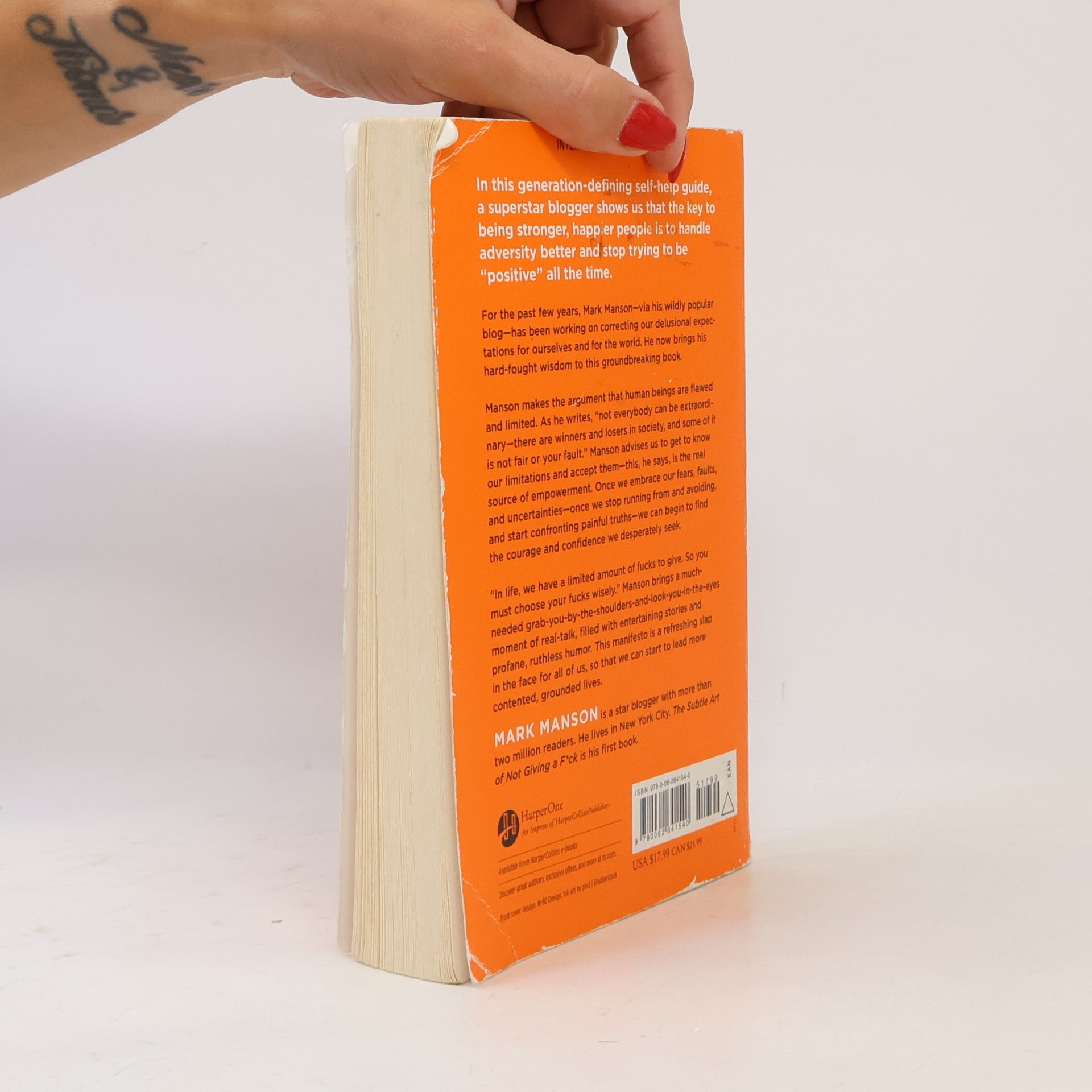 Mark Manson The Subtle Art of Not Giving a Fuck