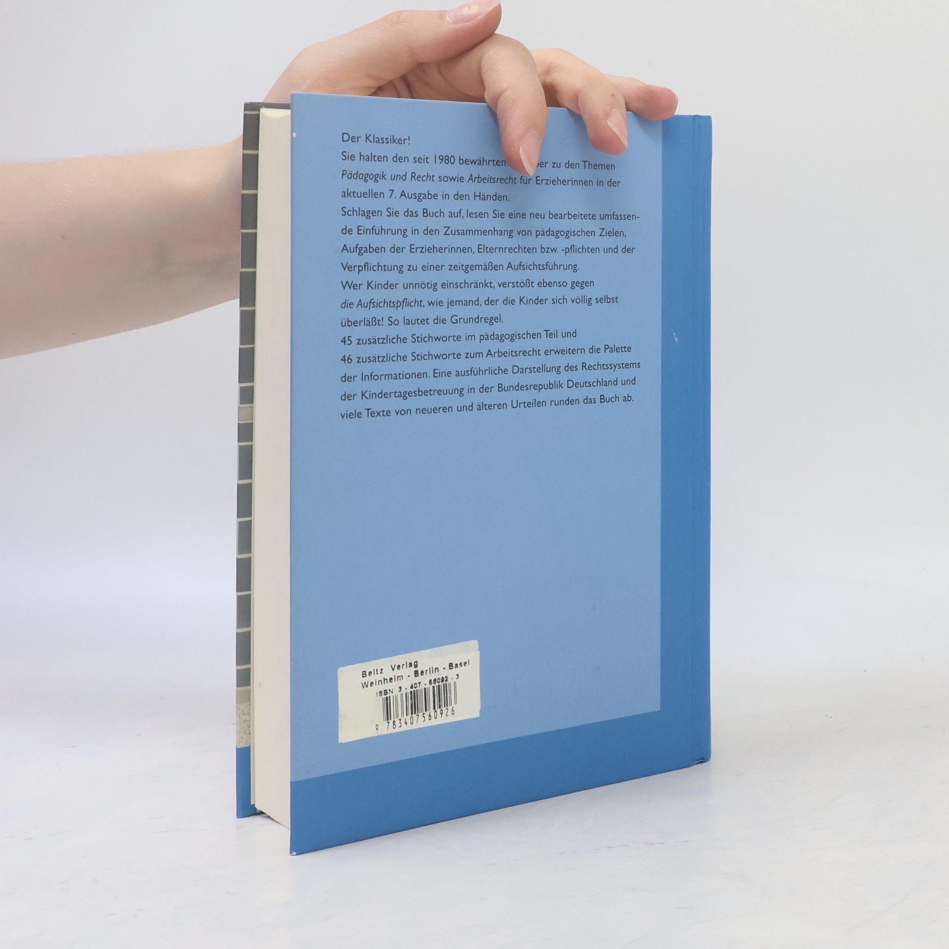 Roger Prott Rechtshandbuch für Erzieherinnen