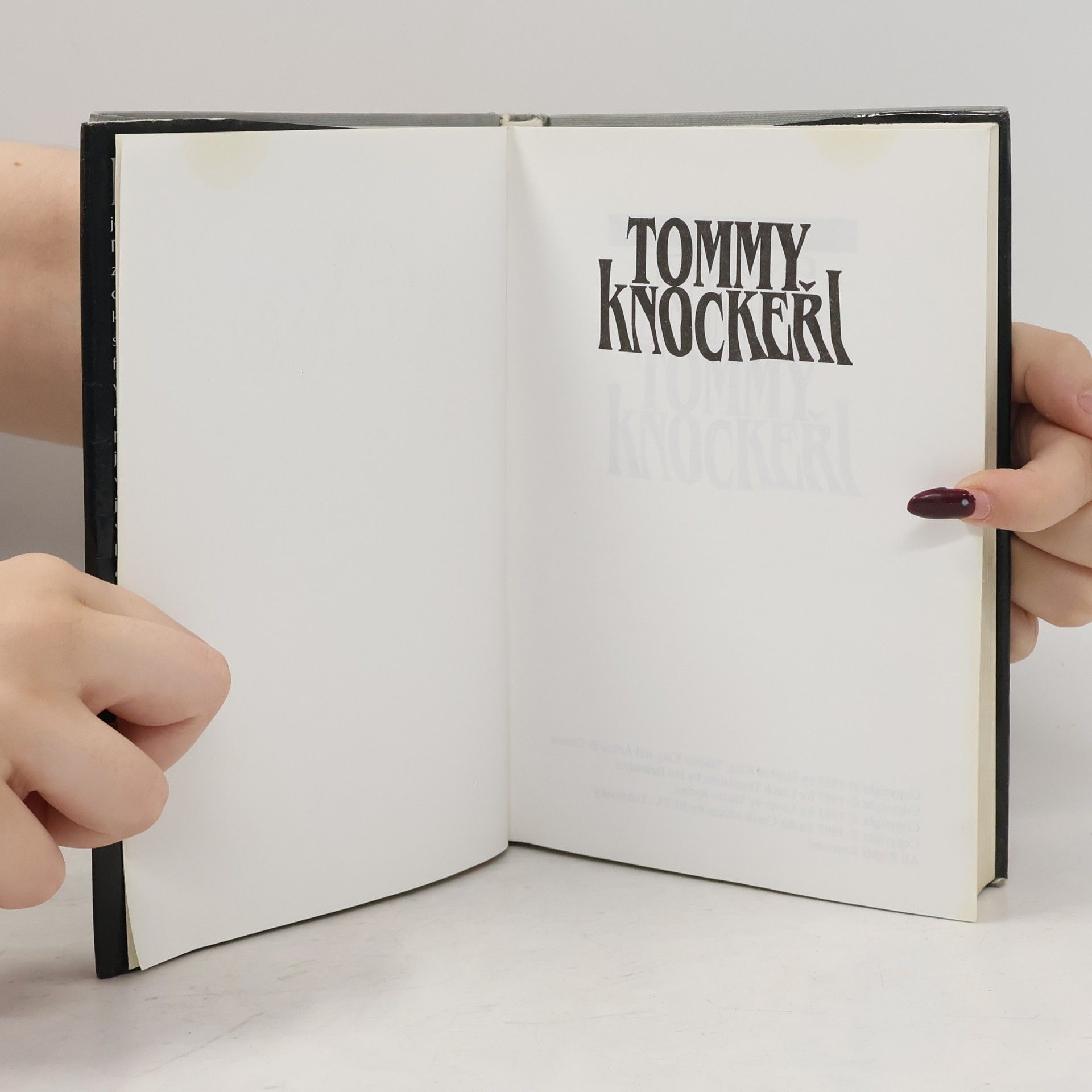 Stephen King Tommy Knockeři
