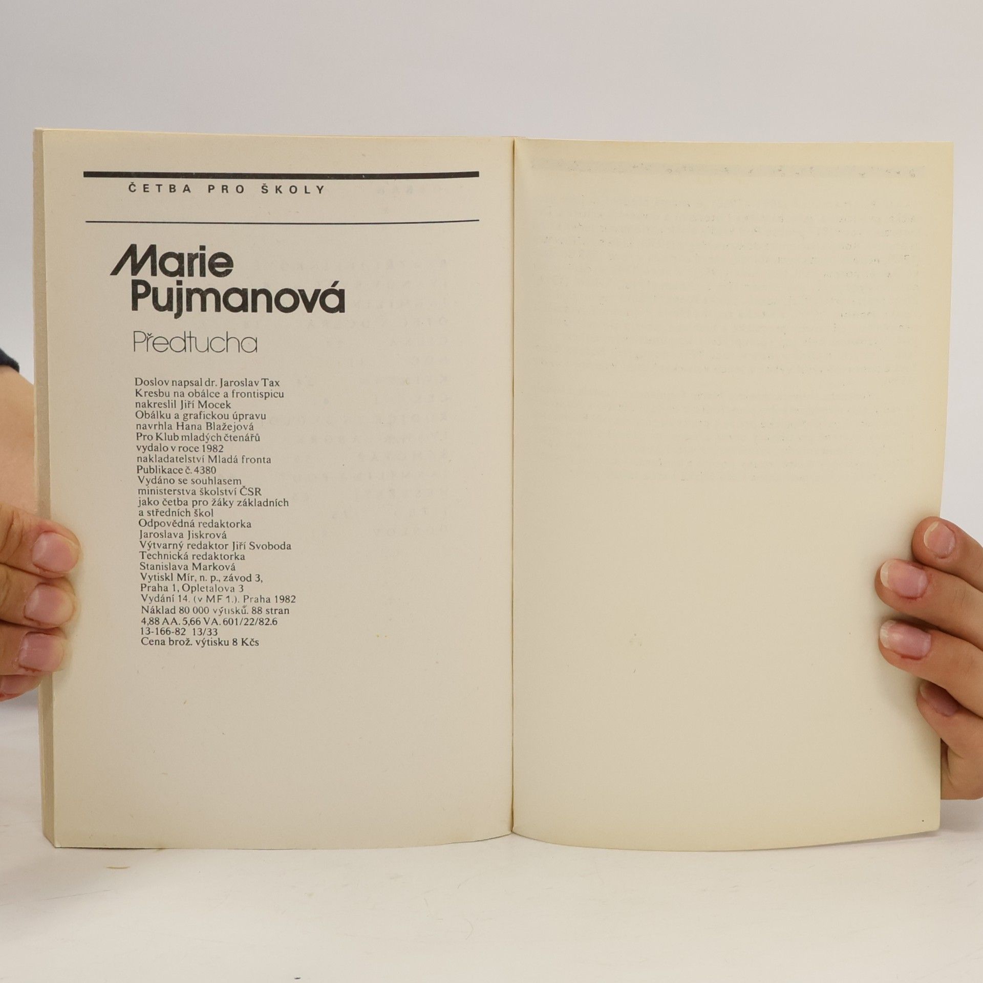 Marie Pujmanová Předtucha