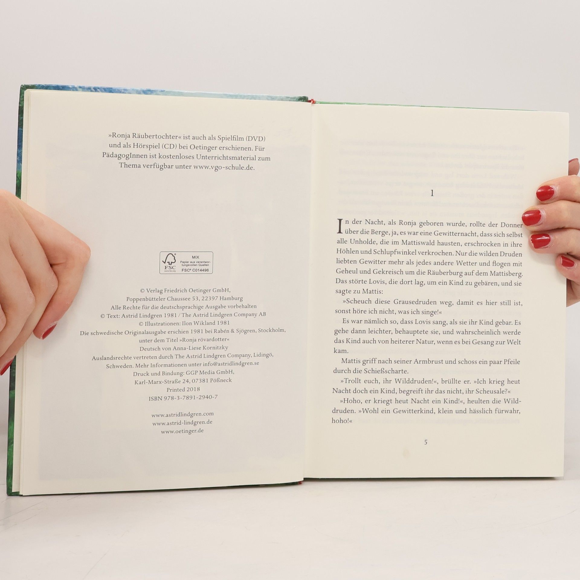 Astrid Lindgren Ronja Räubertochter