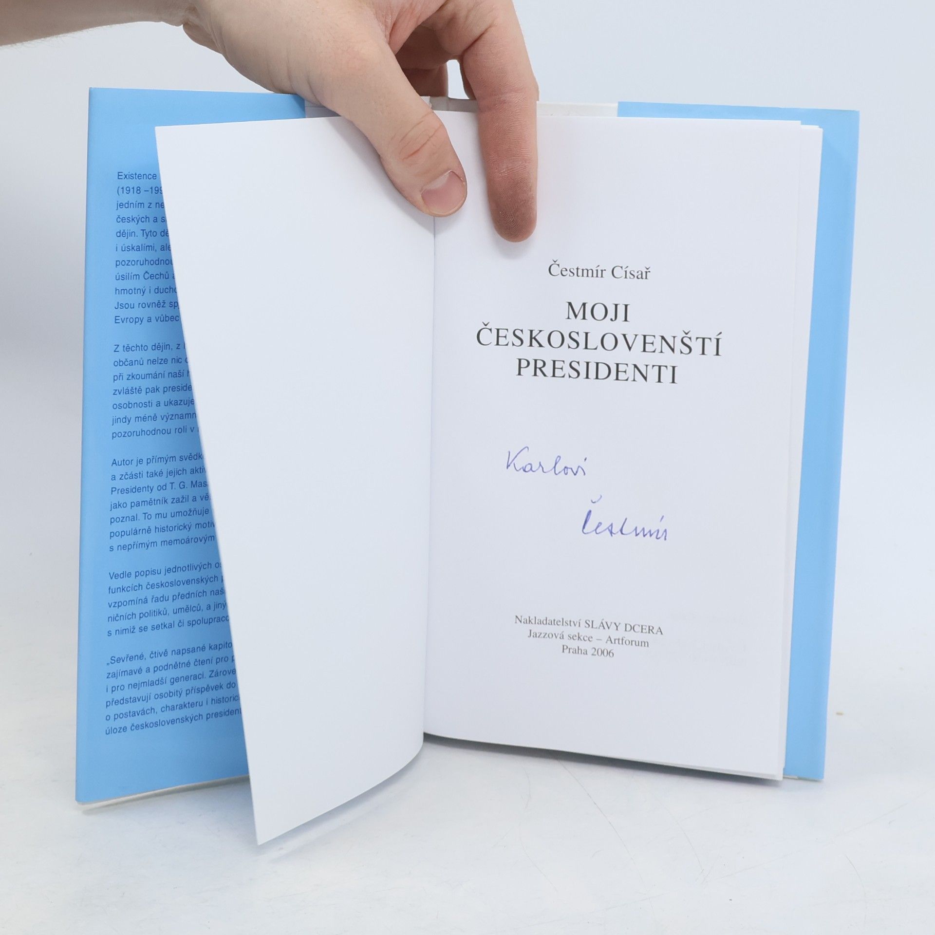 Čestmír Císař Moji českoslovenští presidenti