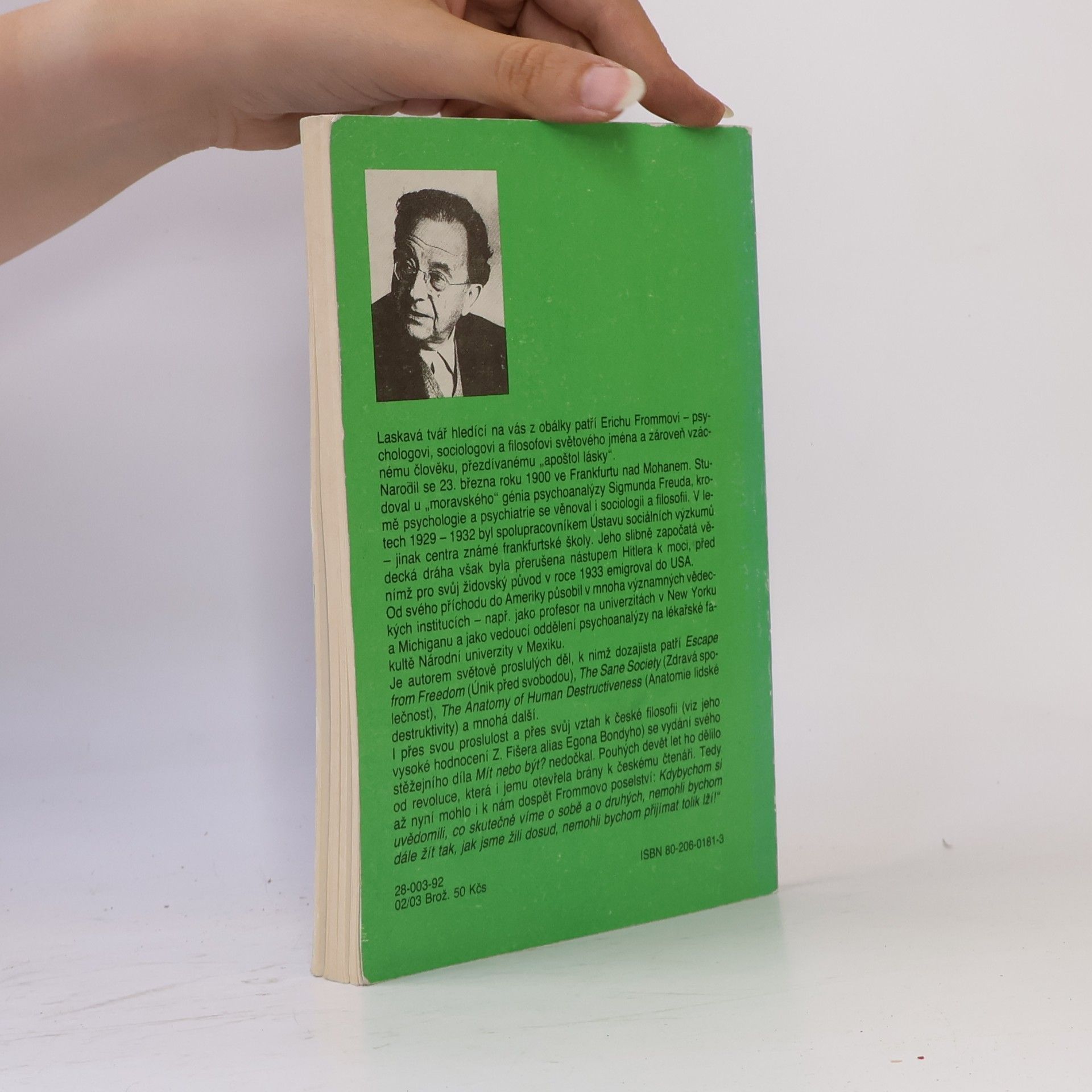 Erich Fromm Mít nebo být?