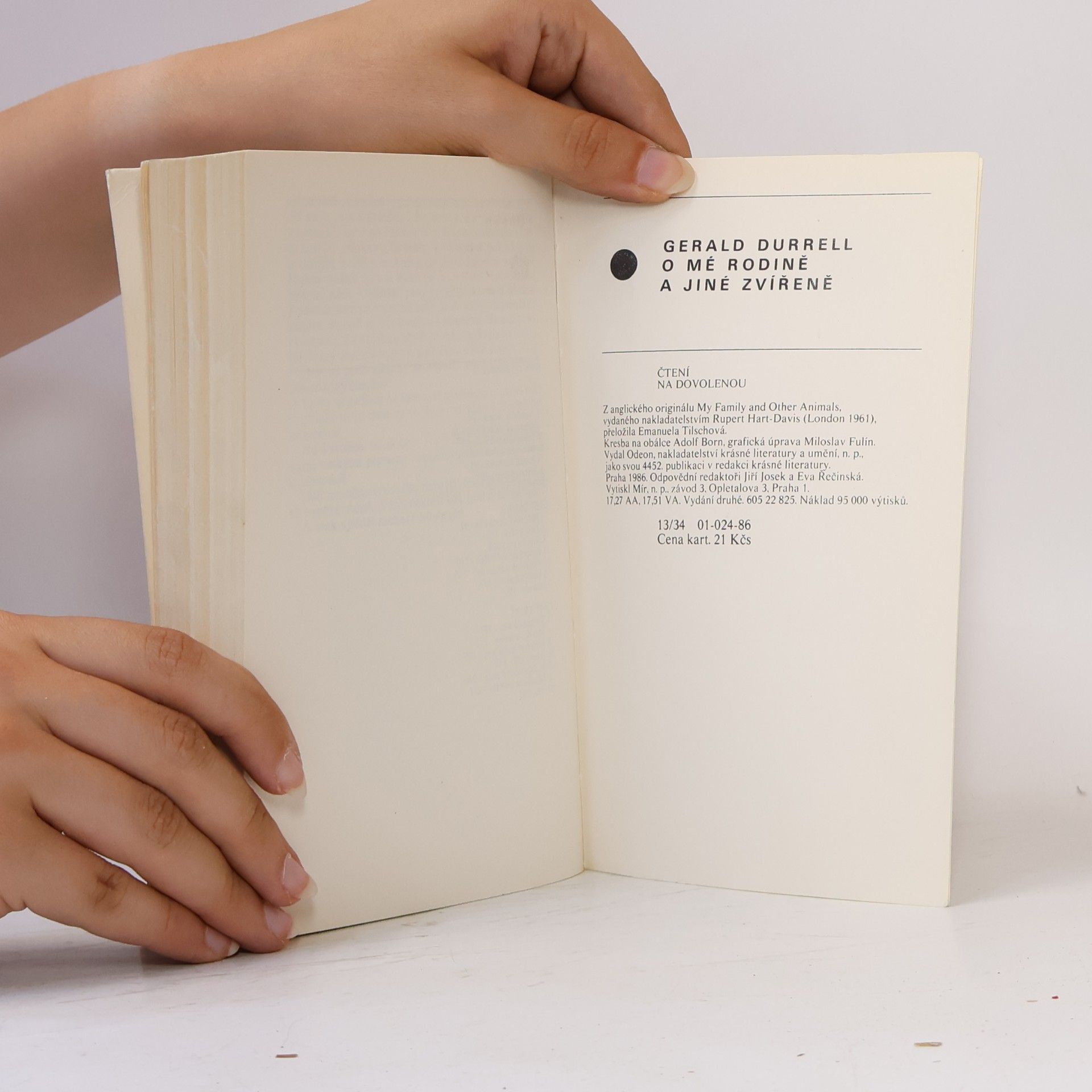Gerald Durrell O mé rodině a jiné zvířeně