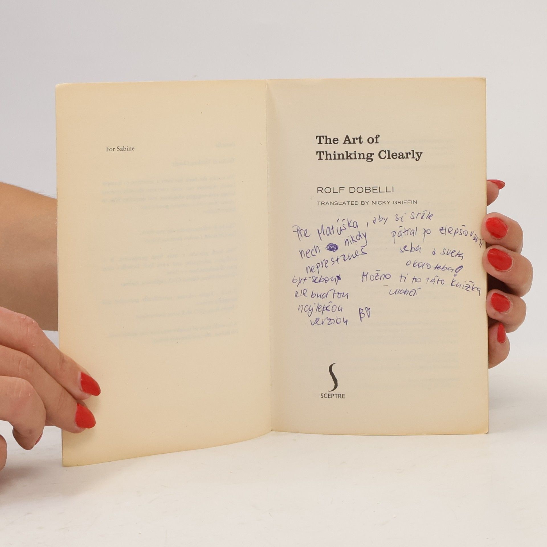 Rolf Dobelli The Art of Thinking Clearly