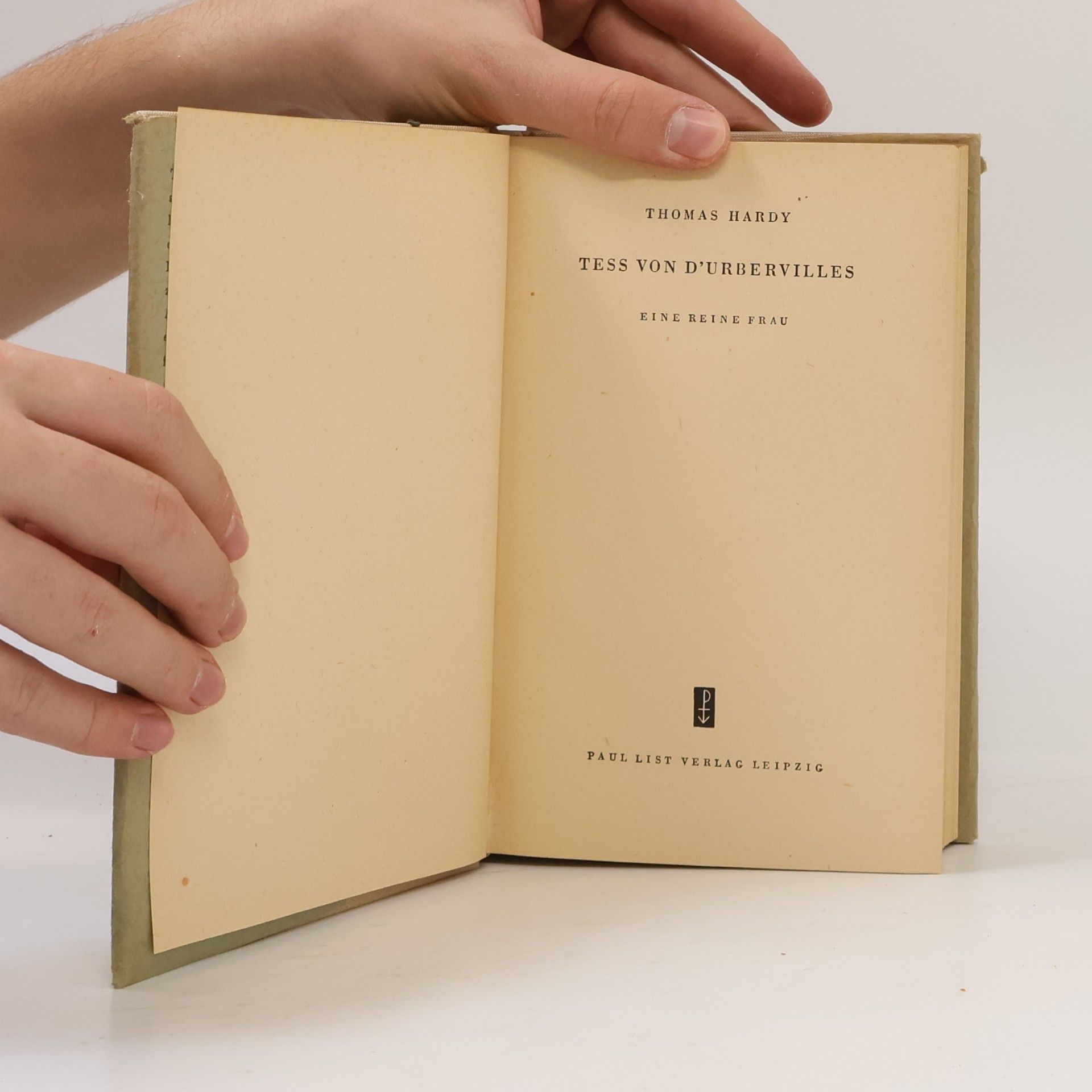 Thomas Hardy Tess von d´Urbervilles