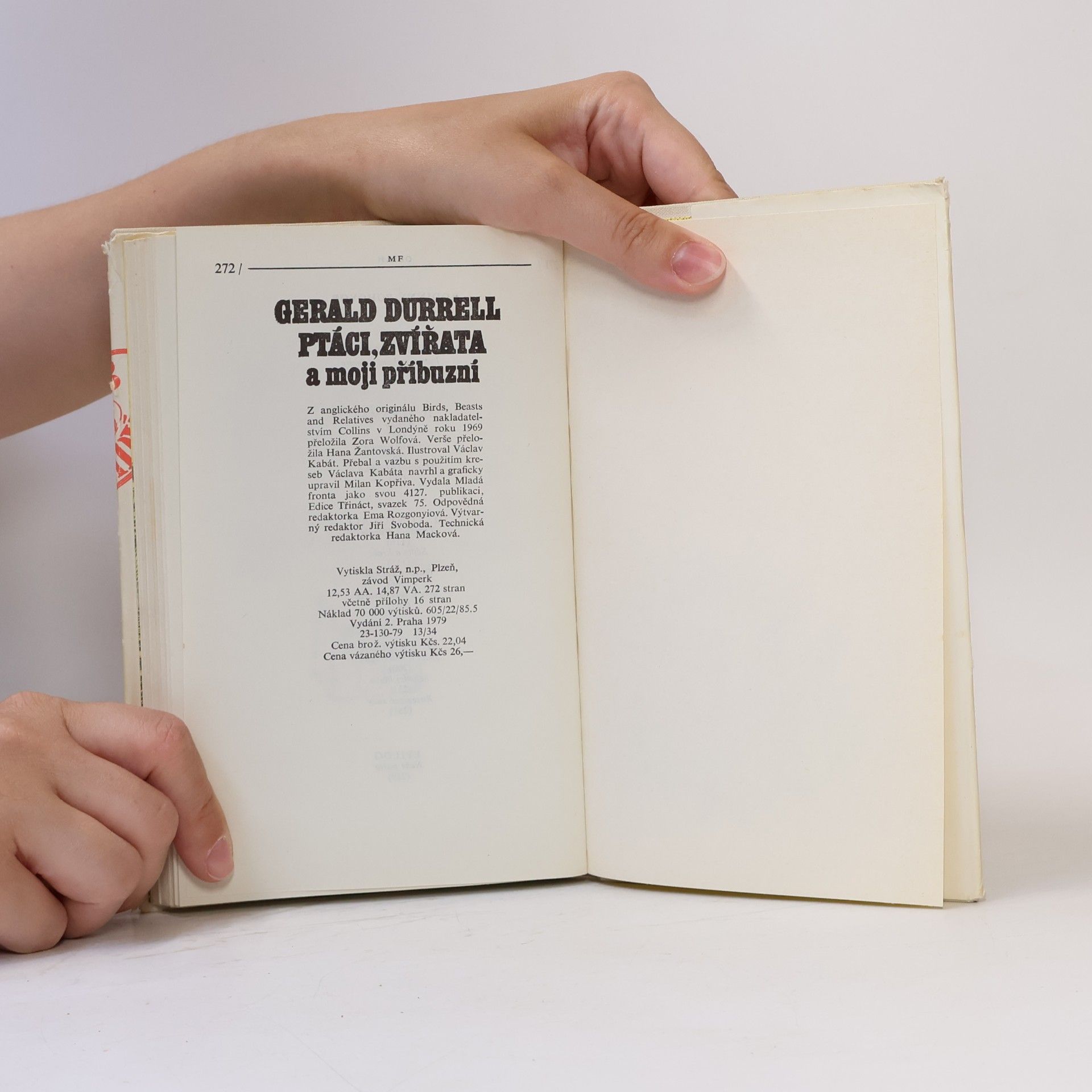 Gerald Durrell Ptáci, zvířata a moji příbuzní