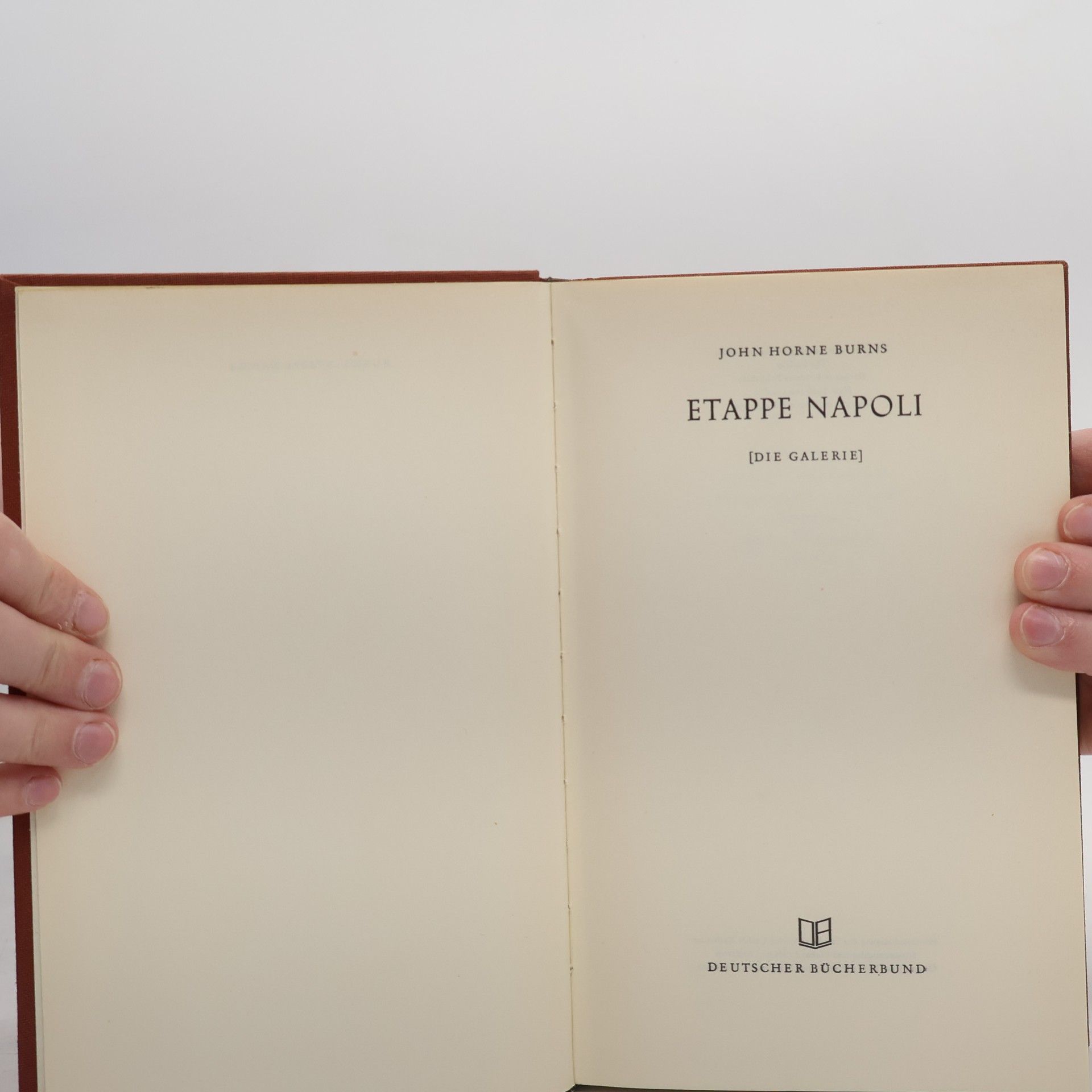 John Horne Burns Etappe Napoli