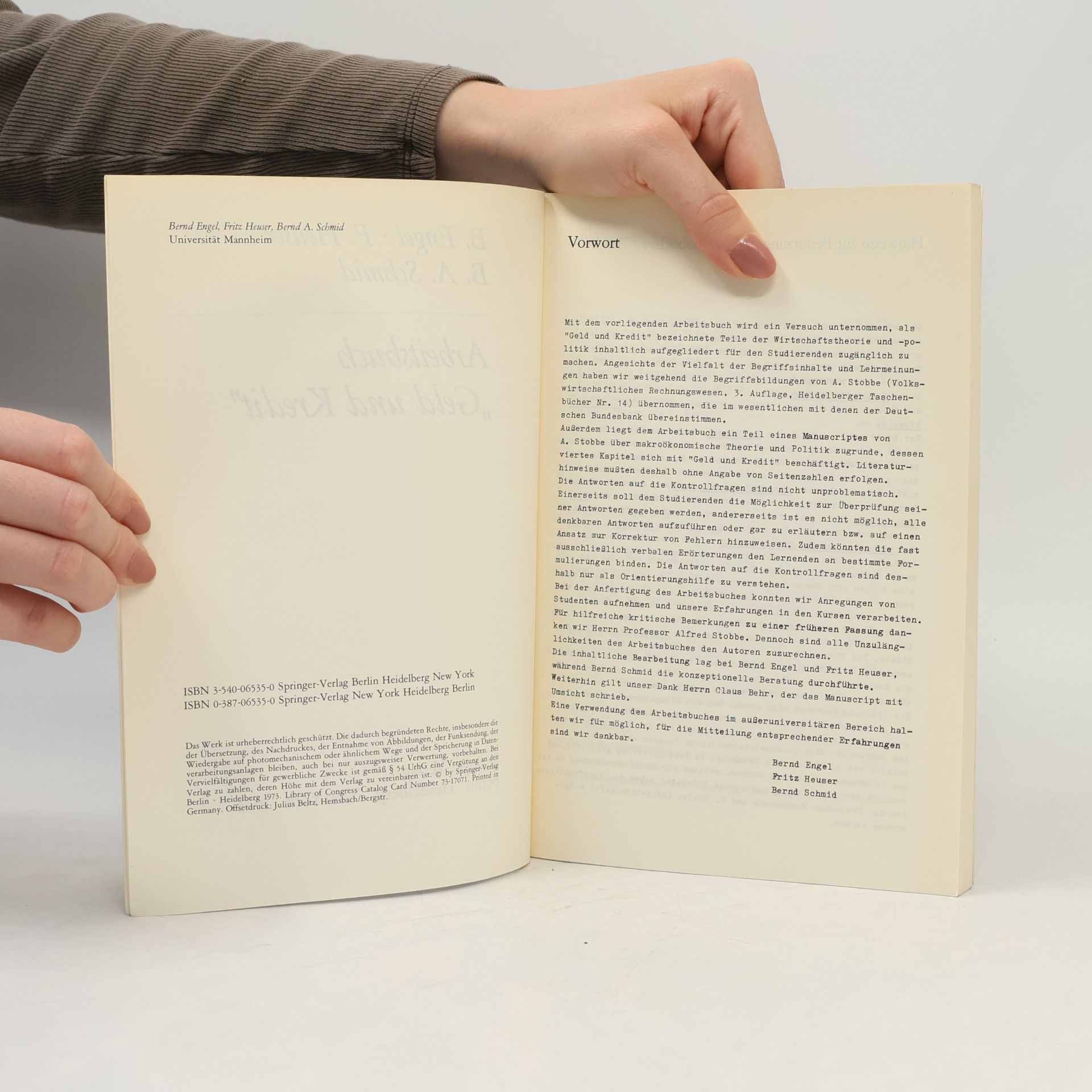 F. Heuser Arbeitsbuch „Geld und Kredit“